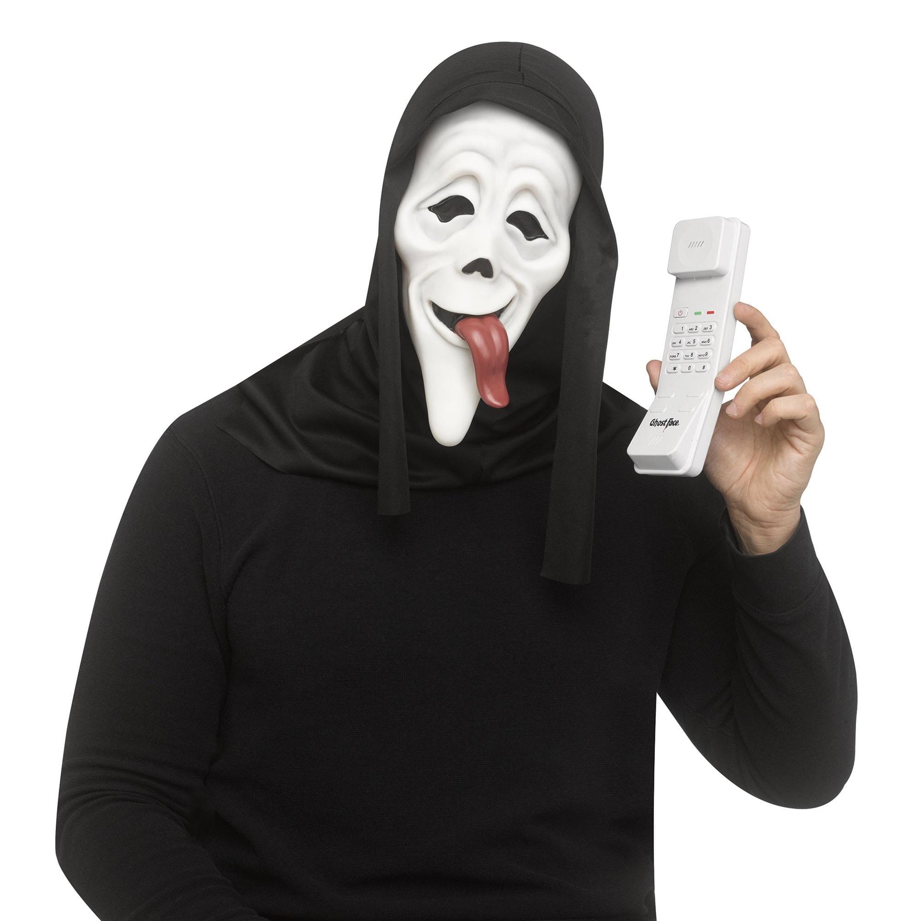 Scream WASSUP! Mask & Phone With Sound Costume Kit