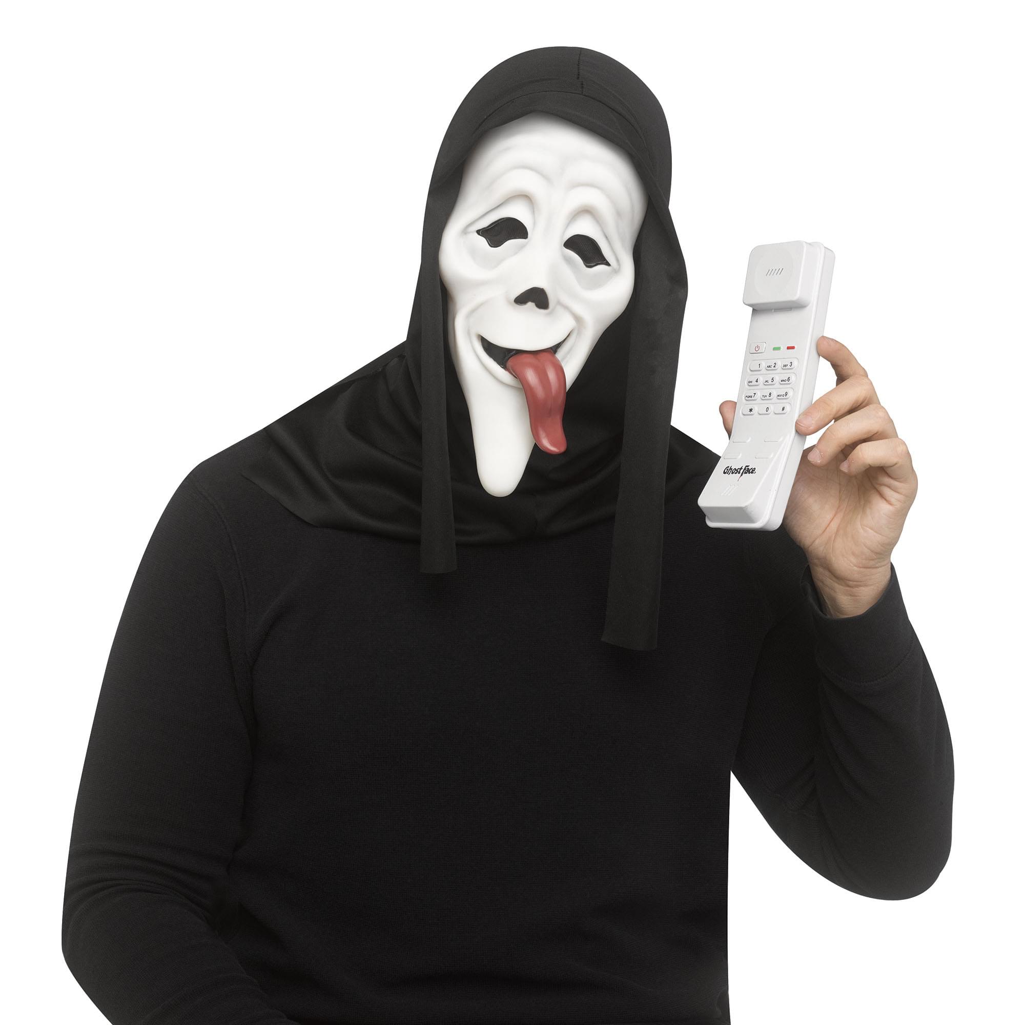 Scream WASSUP! Mask & Phone With Sound Costume Kit