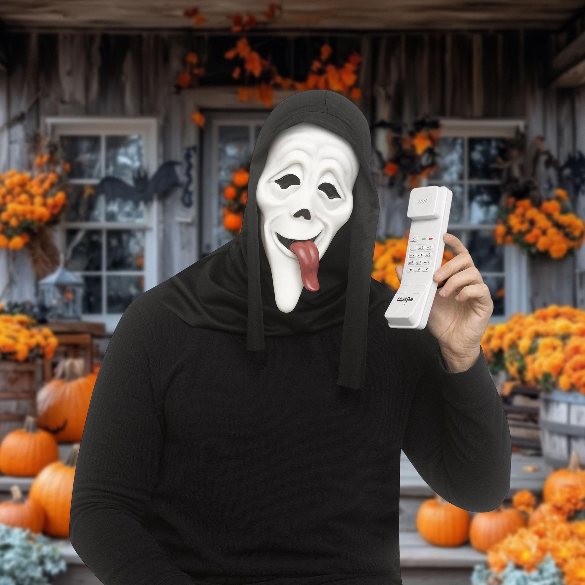 Scream WASSUP! Mask & Phone With Sound Costume Kit