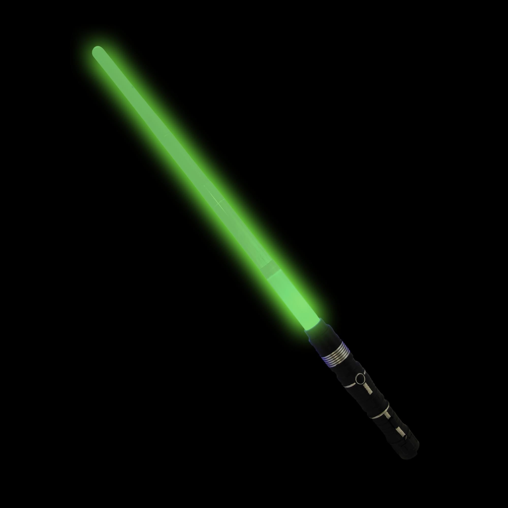 Light-Up 28 Inch Retractable Space Sword Costume Accessory | Lights Up Blue, Red and Green