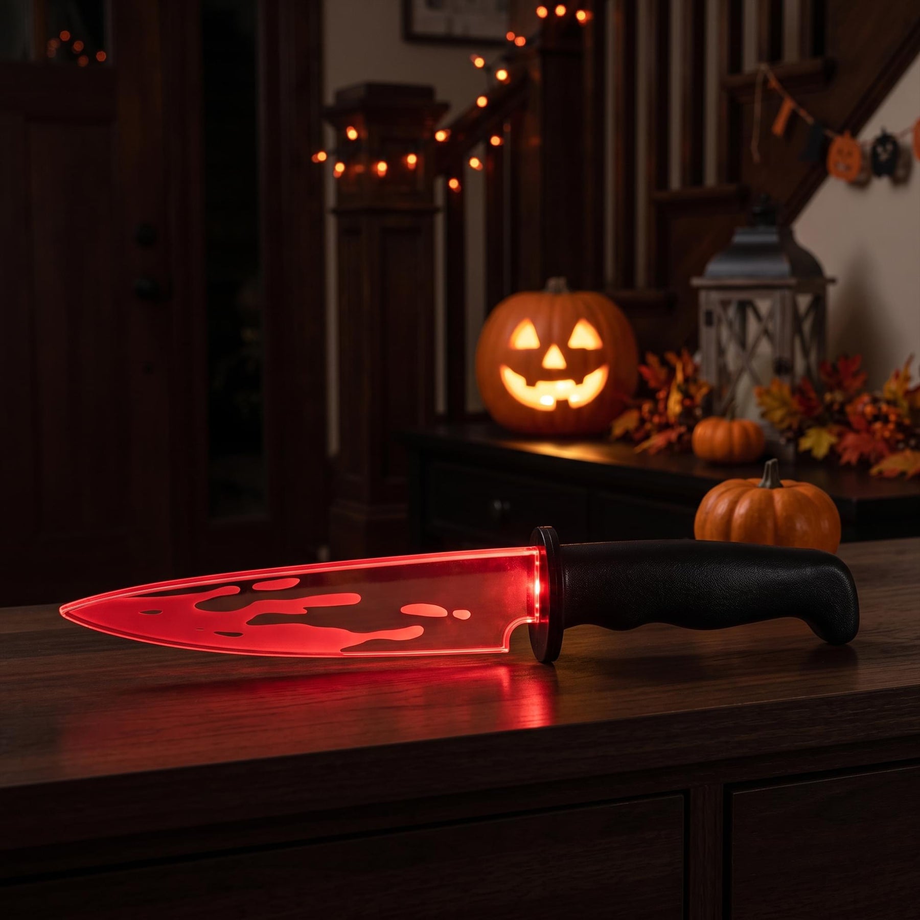 LED Bloody Cyber Blade Adult Costume Accessory | Batteries Included
