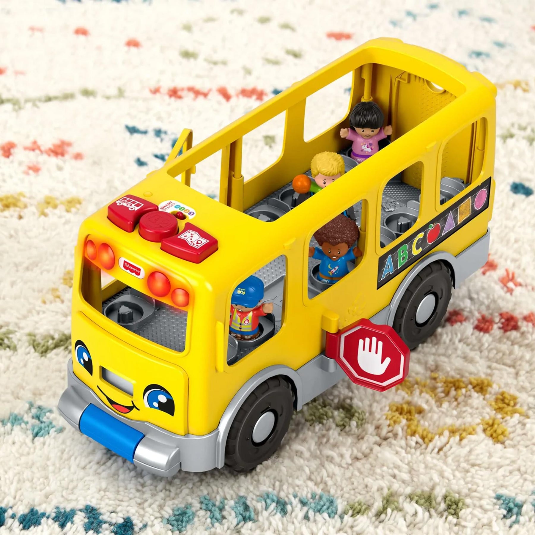 Fisher-Price Little People Big Yellow Bus Musical Pull Toy