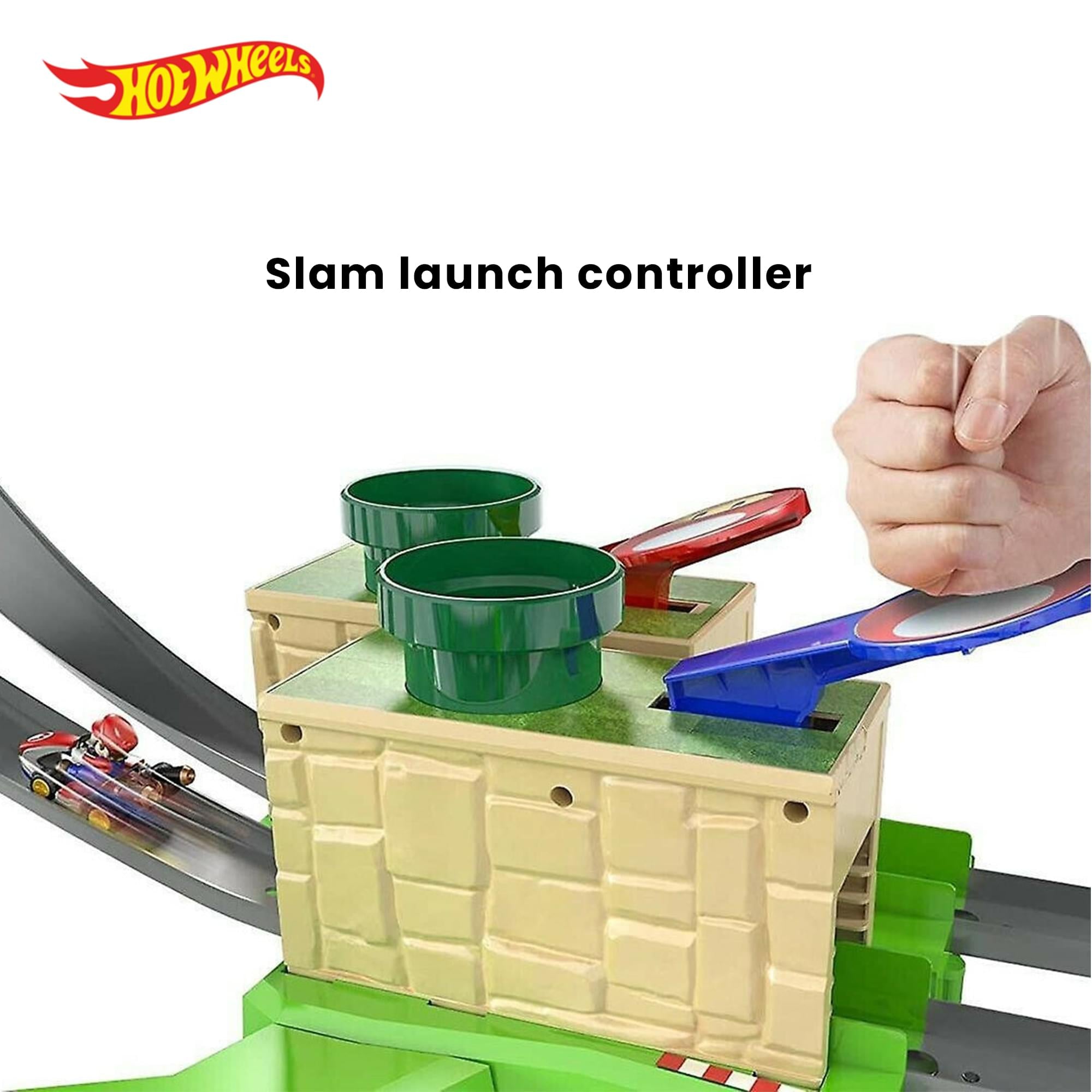 Hot Wheels Mario Kart Circuit Lite Track Set