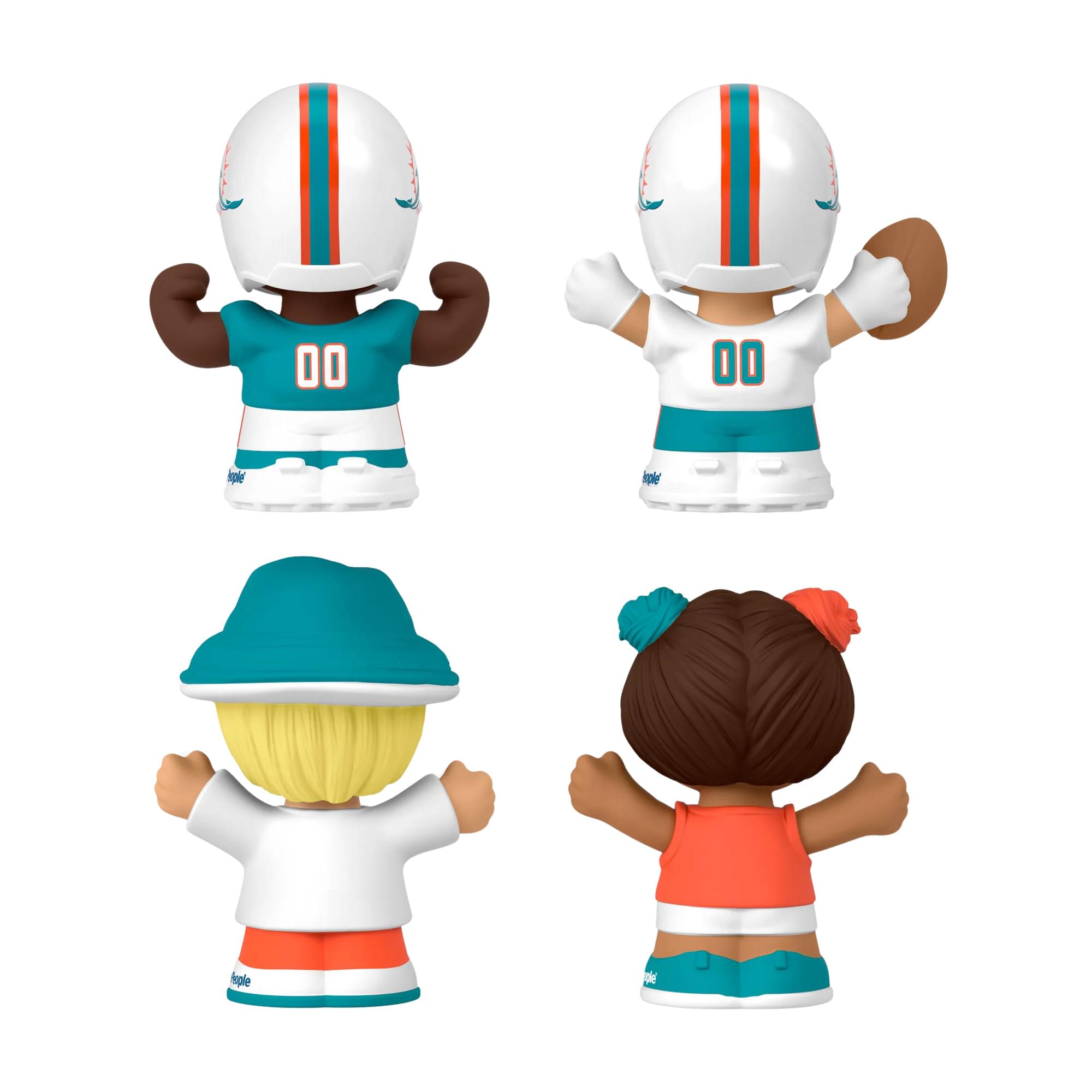 Miami Dolphins 4-Piece NFL Little People Collector Set
