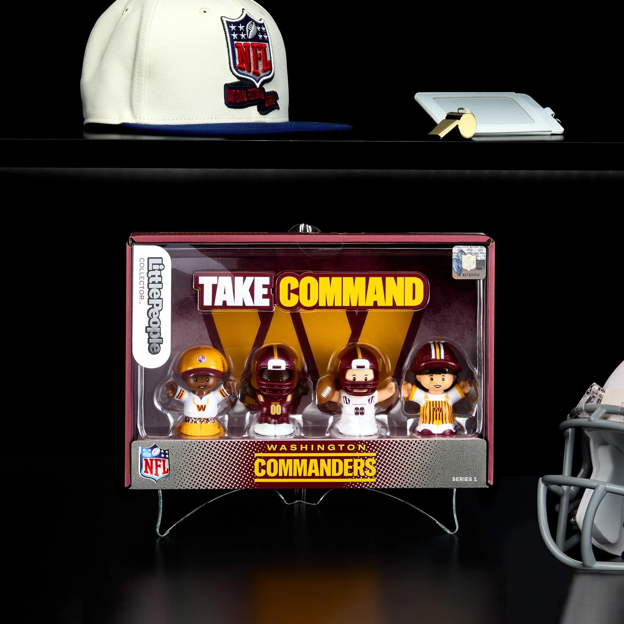 Washington Commanders 4-Piece NFL Little People Collector Set