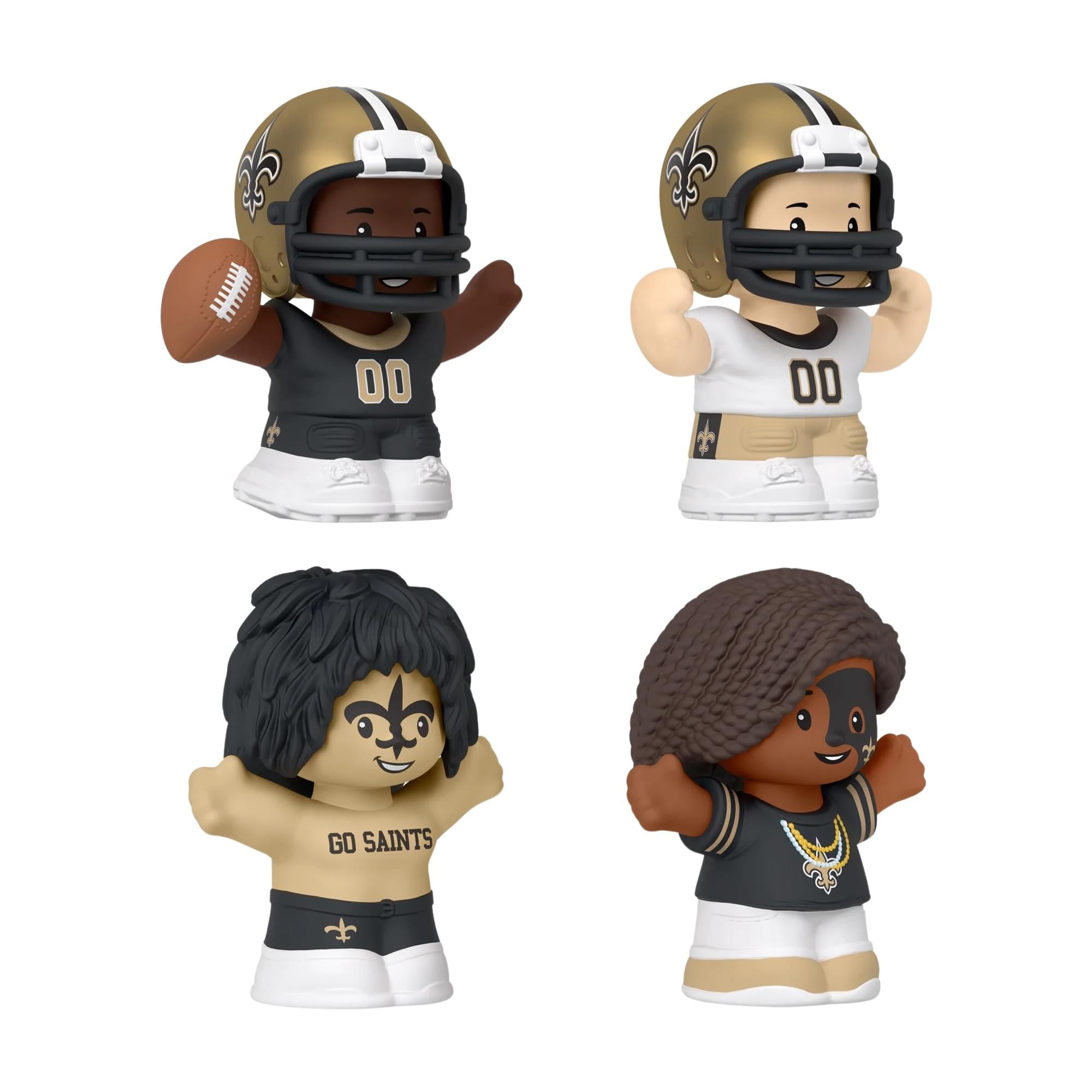 New Orleans Saints 4-Piece NFL Little People Collector Set