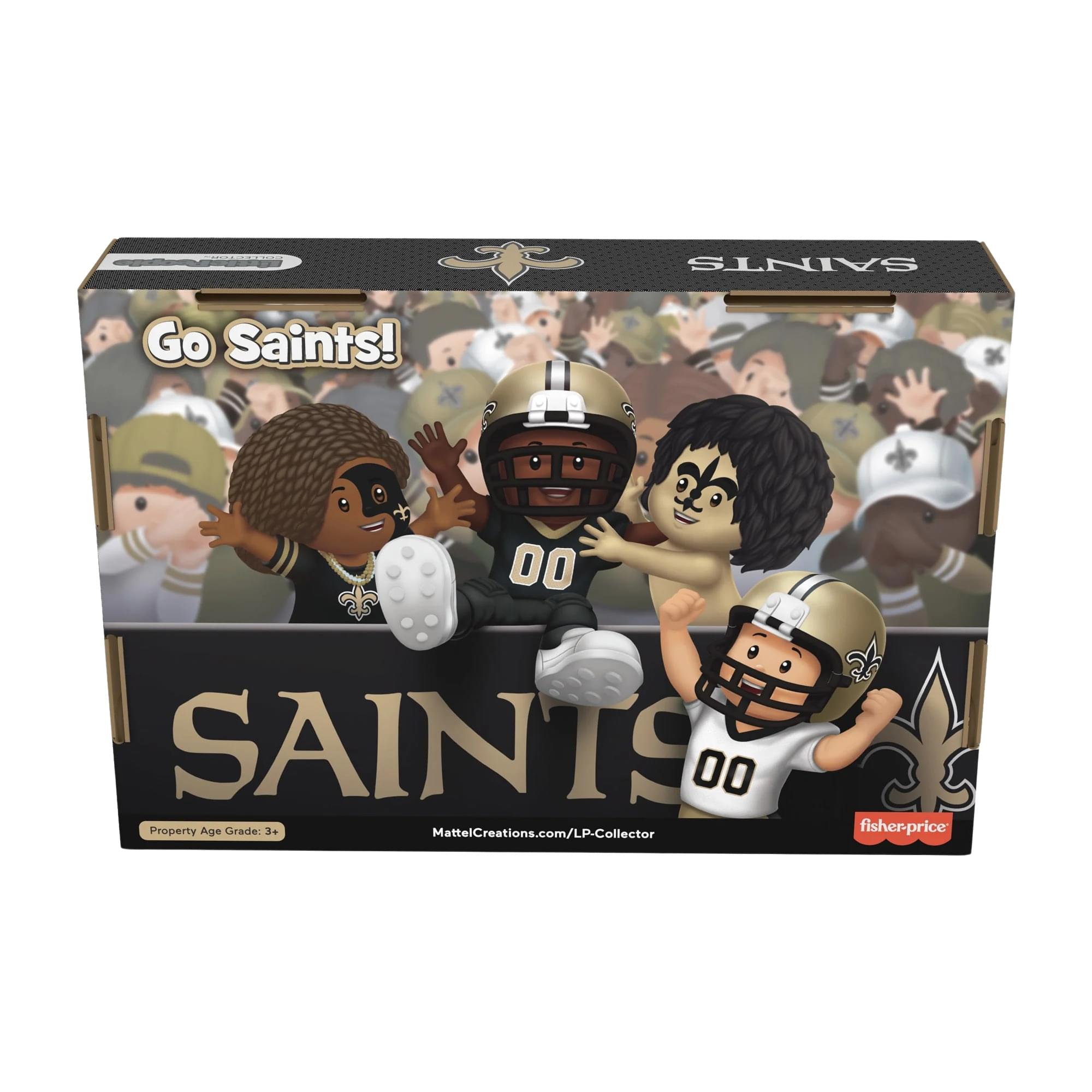 New Orleans Saints 4-Piece NFL Little People Collector Set