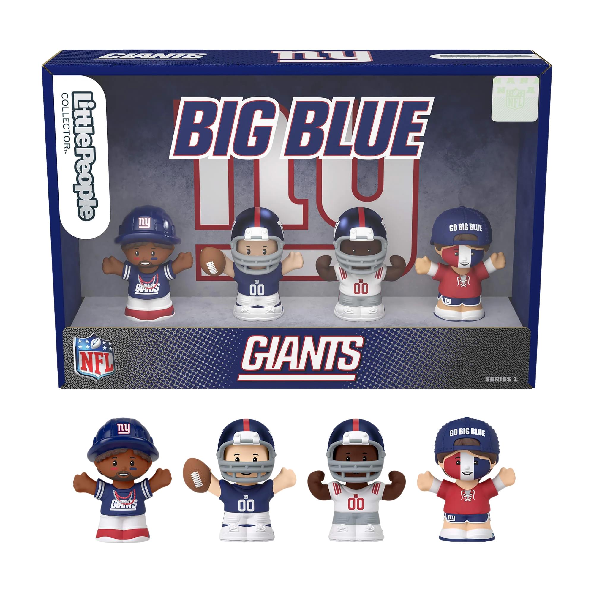 New York Giants 4-Piece NFL Little People Collector Set
