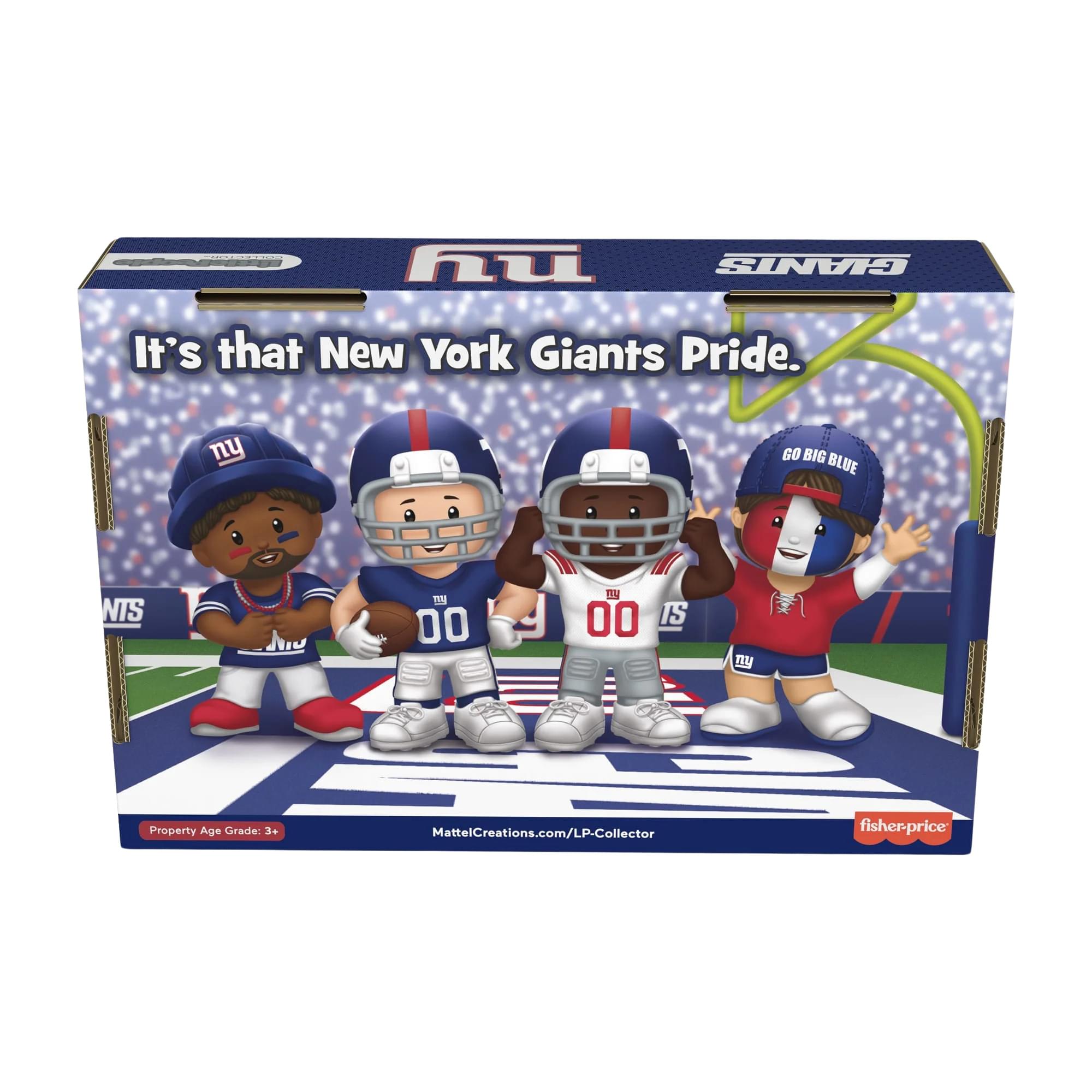 New York Giants 4-Piece NFL Little People Collector Set