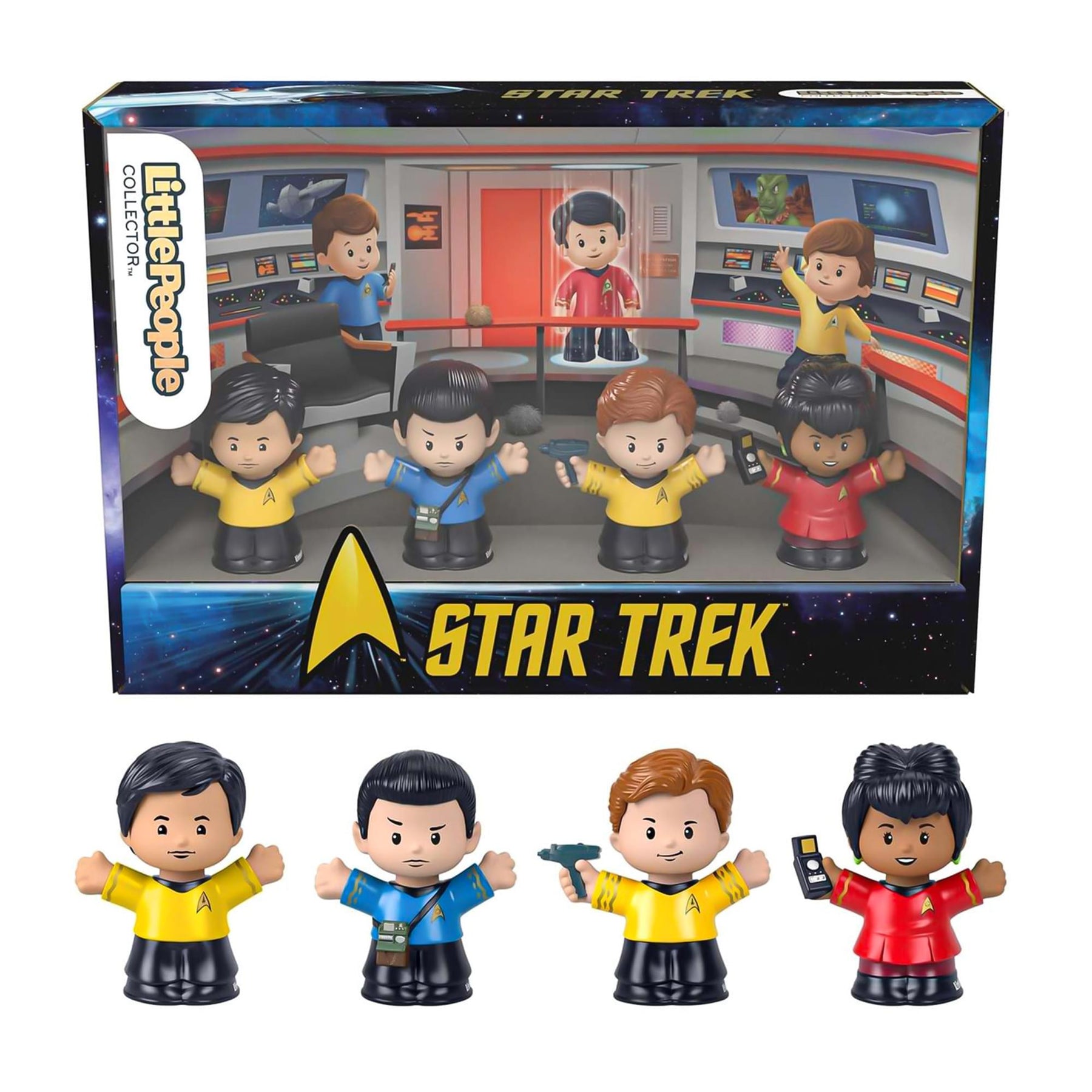 Fisher-Price Little People Star Trek TOS 4 Figure Set
