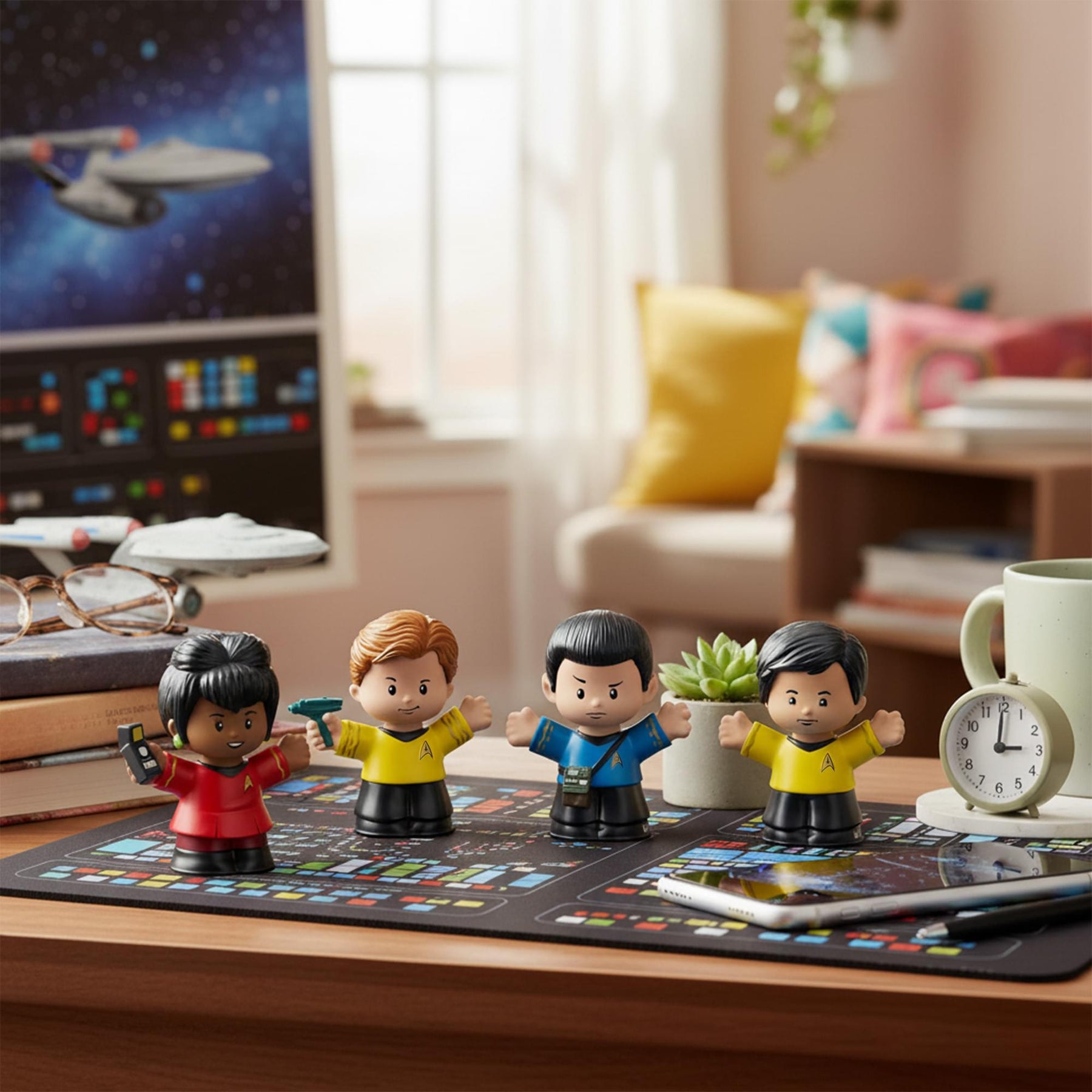 Fisher-Price Little People Star Trek TOS 4 Figure Set