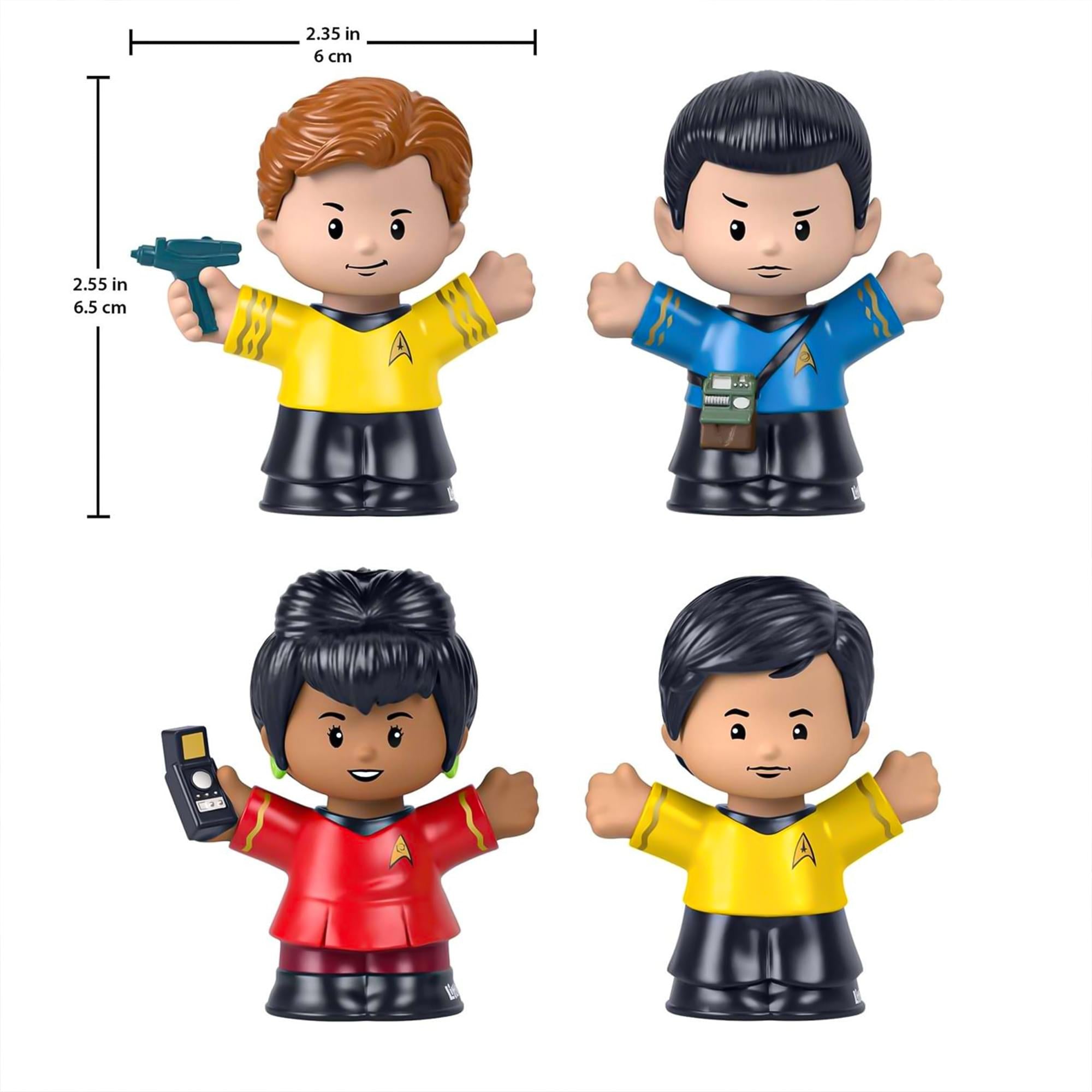 Fisher-Price Little People Star Trek TOS 4 Figure Set