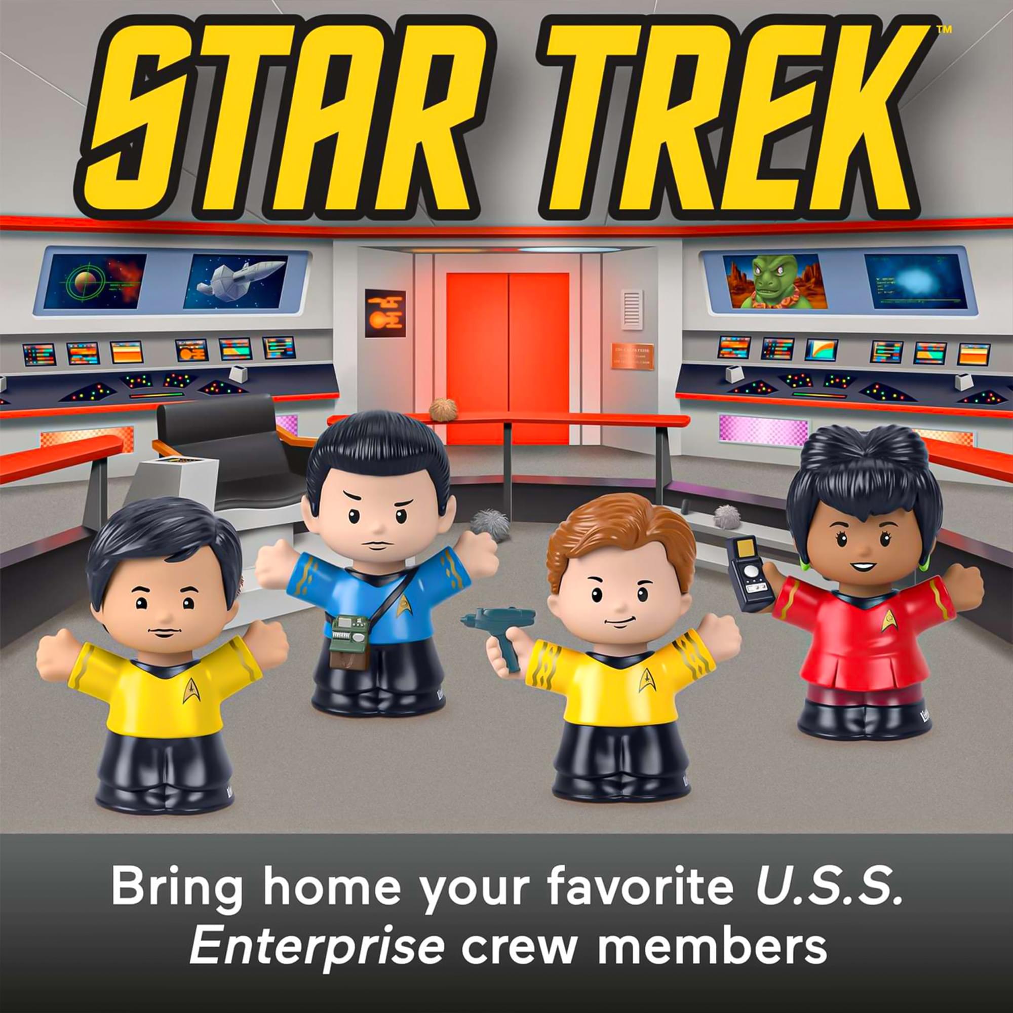 Fisher-Price Little People Star Trek TOS 4 Figure Set