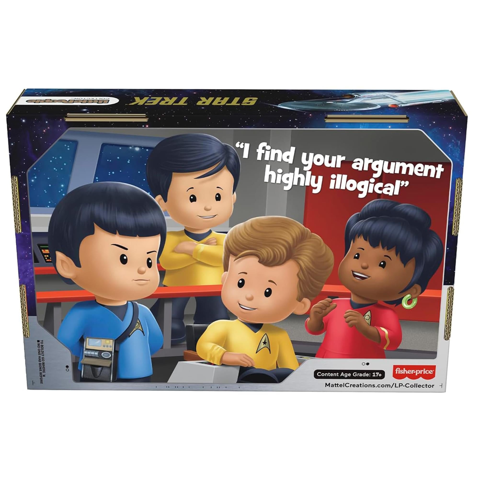 Fisher-Price Little People Star Trek TOS 4 Figure Set