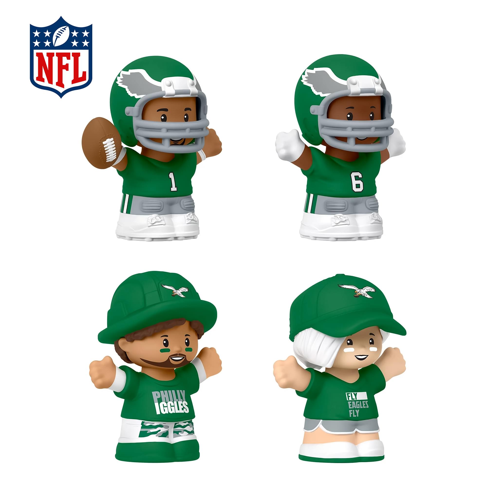 Philadelphia Eagles NFL Little People Collector Set | Alternate Jersey