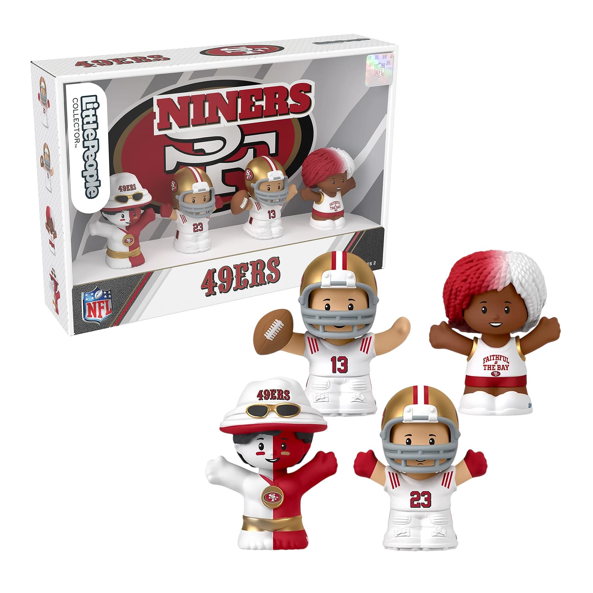 San Francisco 49ers NFL Little People Collector Set | Alternate Jersey