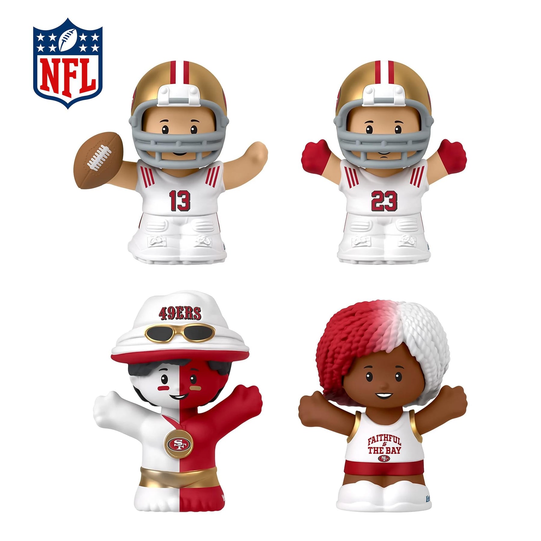 San Francisco 49ers NFL Little People Collector Set | Alternate Jersey
