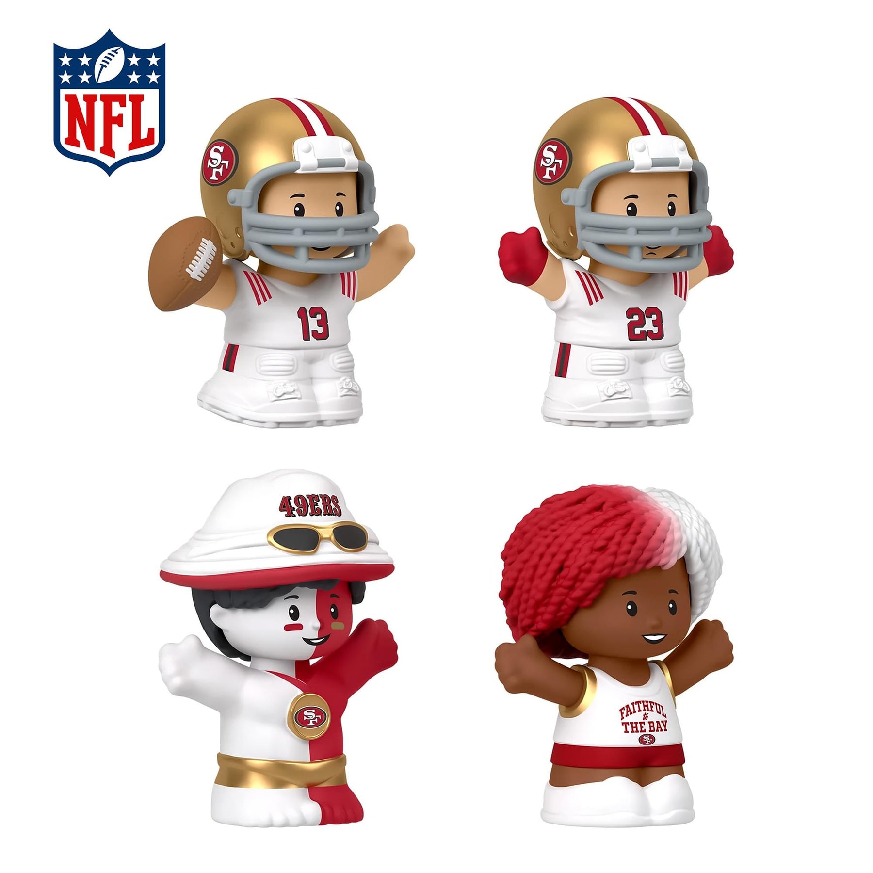 San Francisco 49ers NFL Little People Collector Set | Alternate Jersey