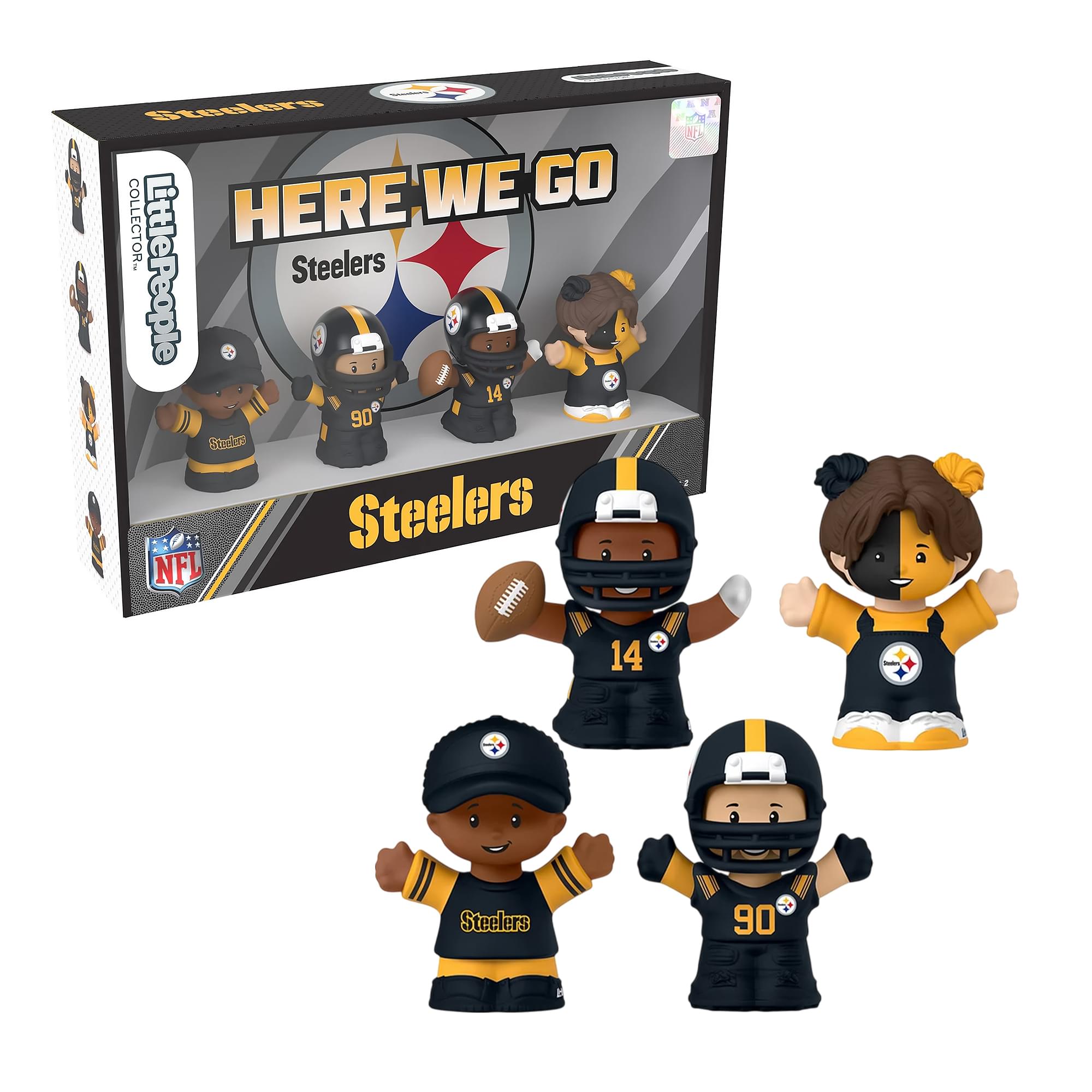 Pittsburgh Steelers NFL Little People Collector Set | Alternate Jersey