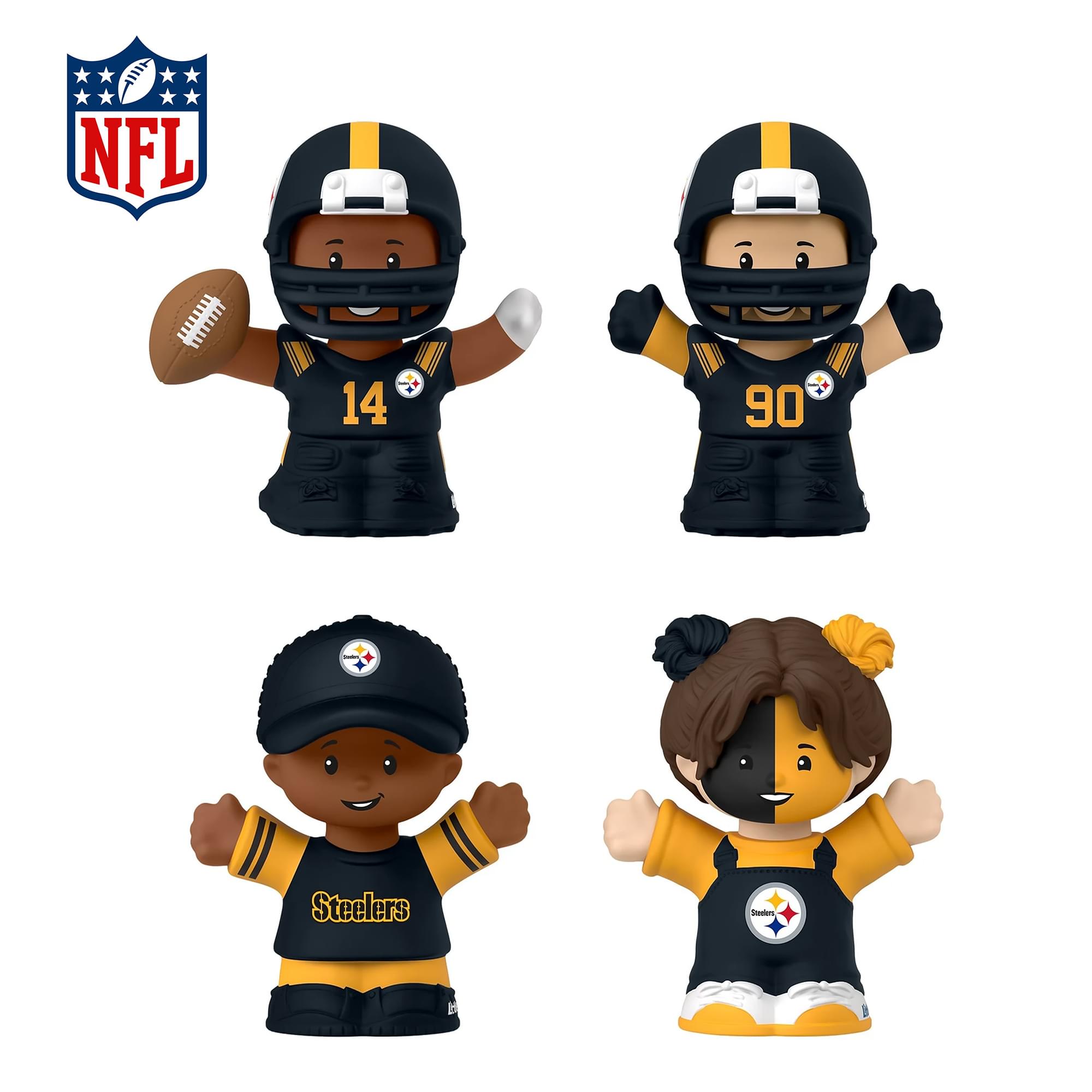 Pittsburgh Steelers NFL Little People Collector Set | Alternate Jersey