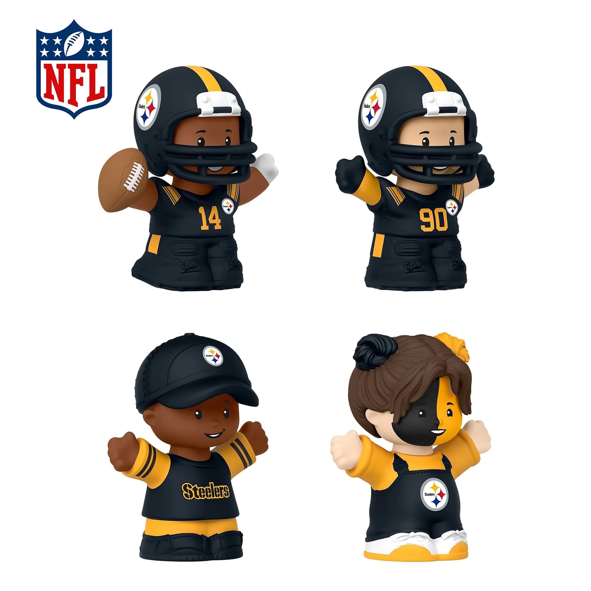 Pittsburgh Steelers NFL Little People Collector Set | Alternate Jersey