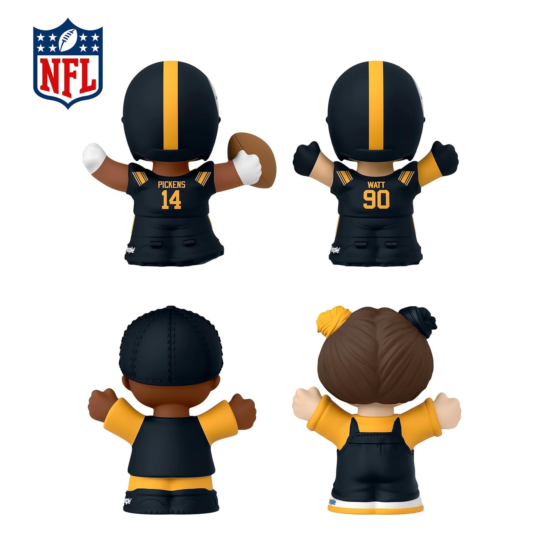 Pittsburgh Steelers NFL Little People Collector Set | Alternate Jersey