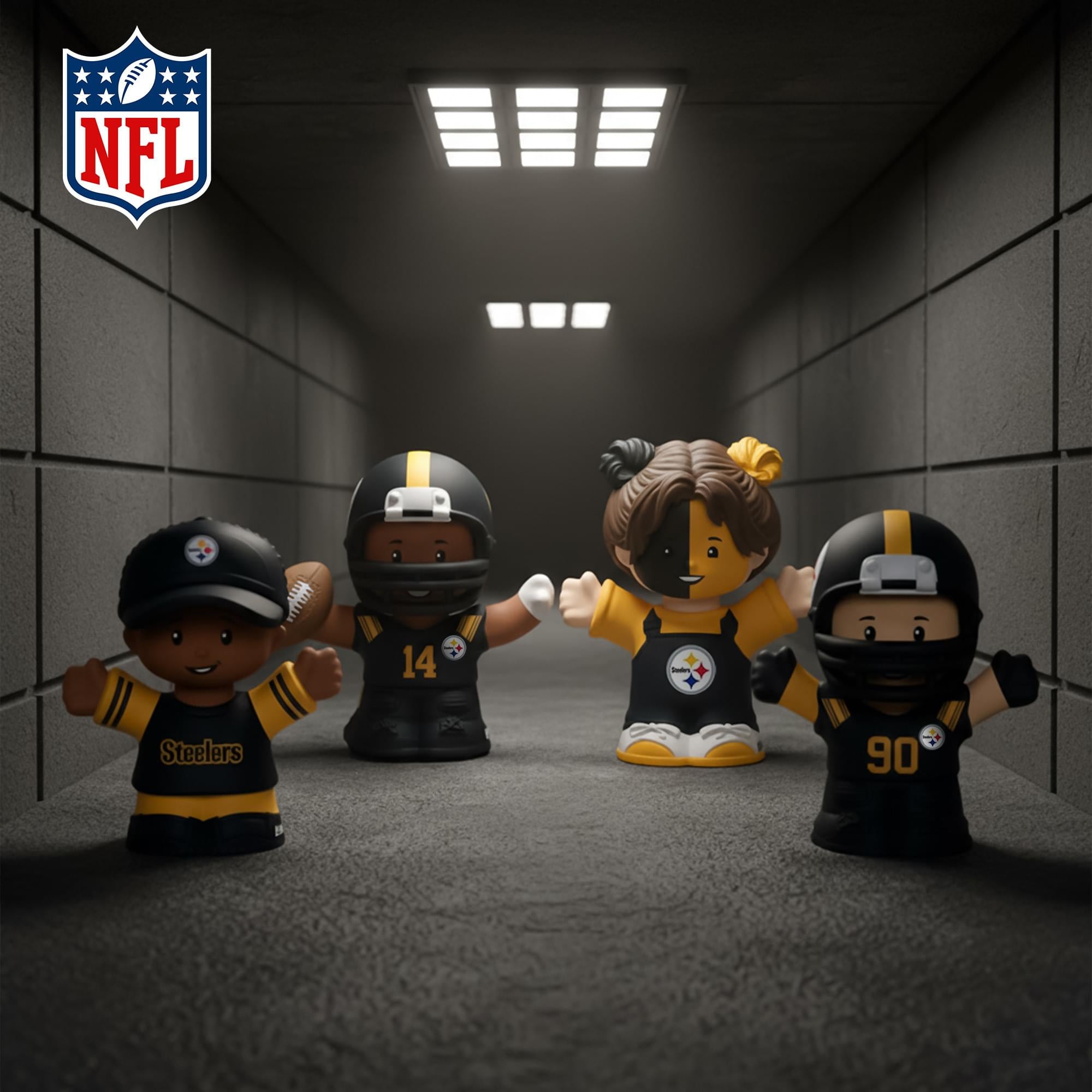 Pittsburgh Steelers NFL Little People Collector Set | Alternate Jersey