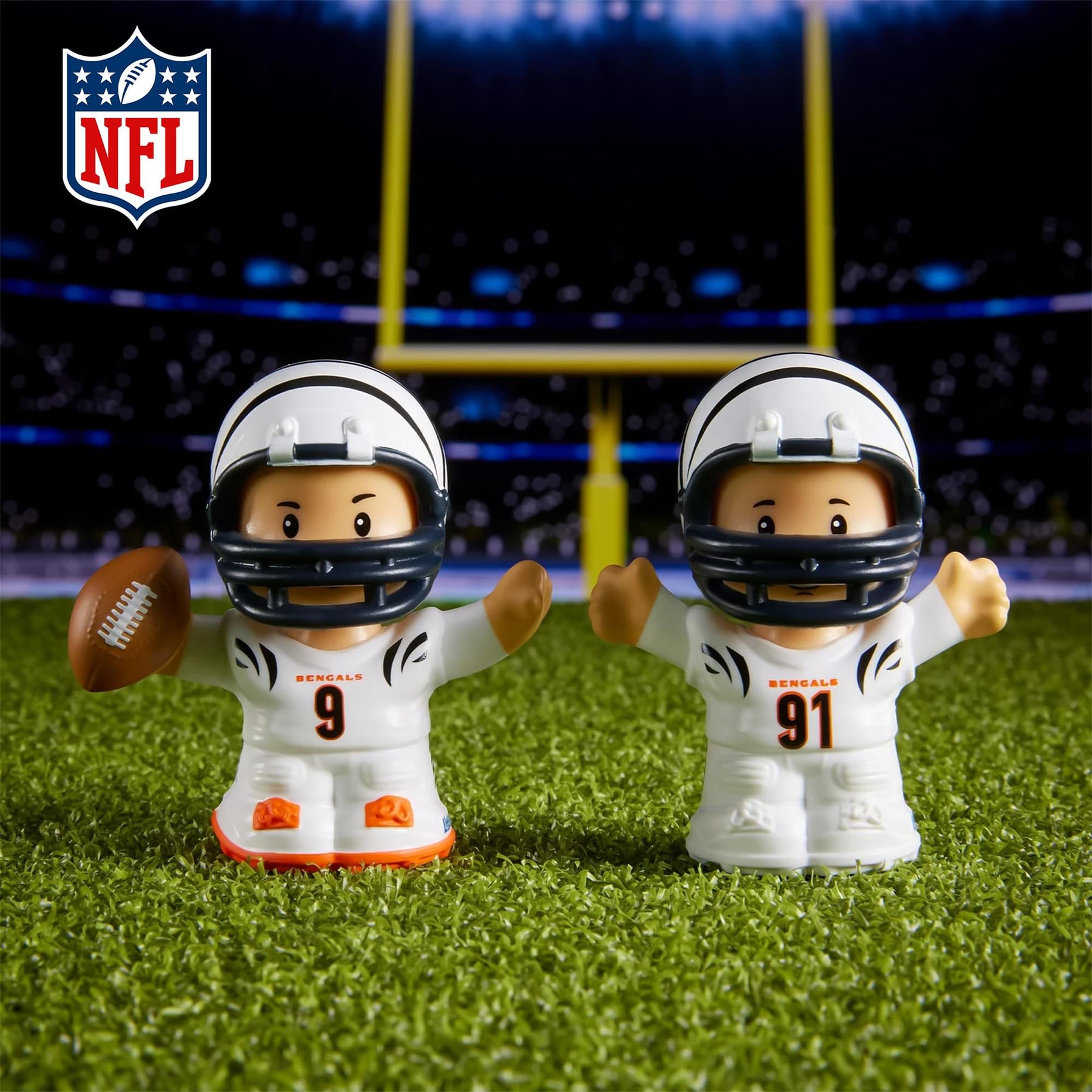 Cincinnati Bengals NFL Little People Collector Set | Alternate Jersey