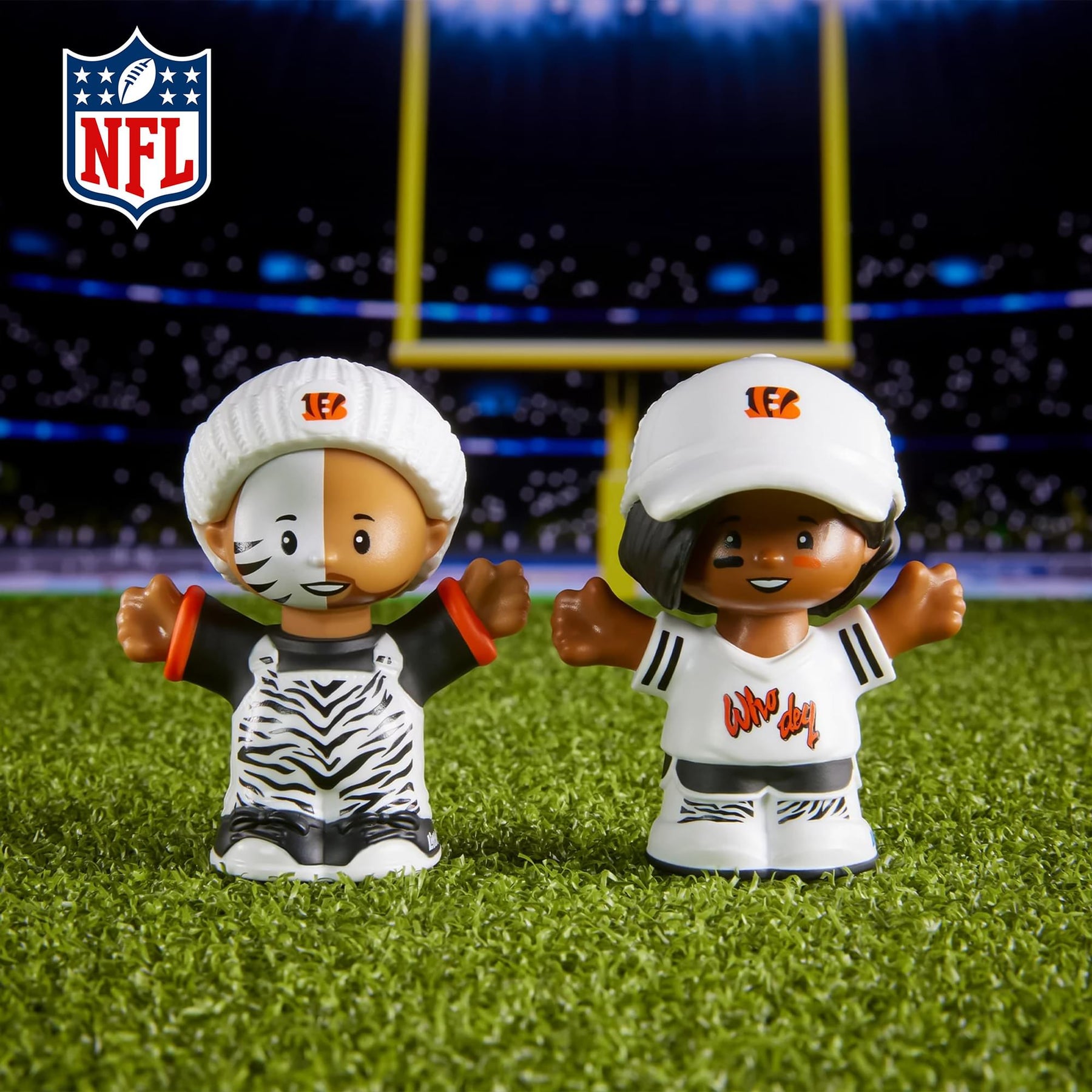 Cincinnati Bengals NFL Little People Collector Set | Alternate Jersey
