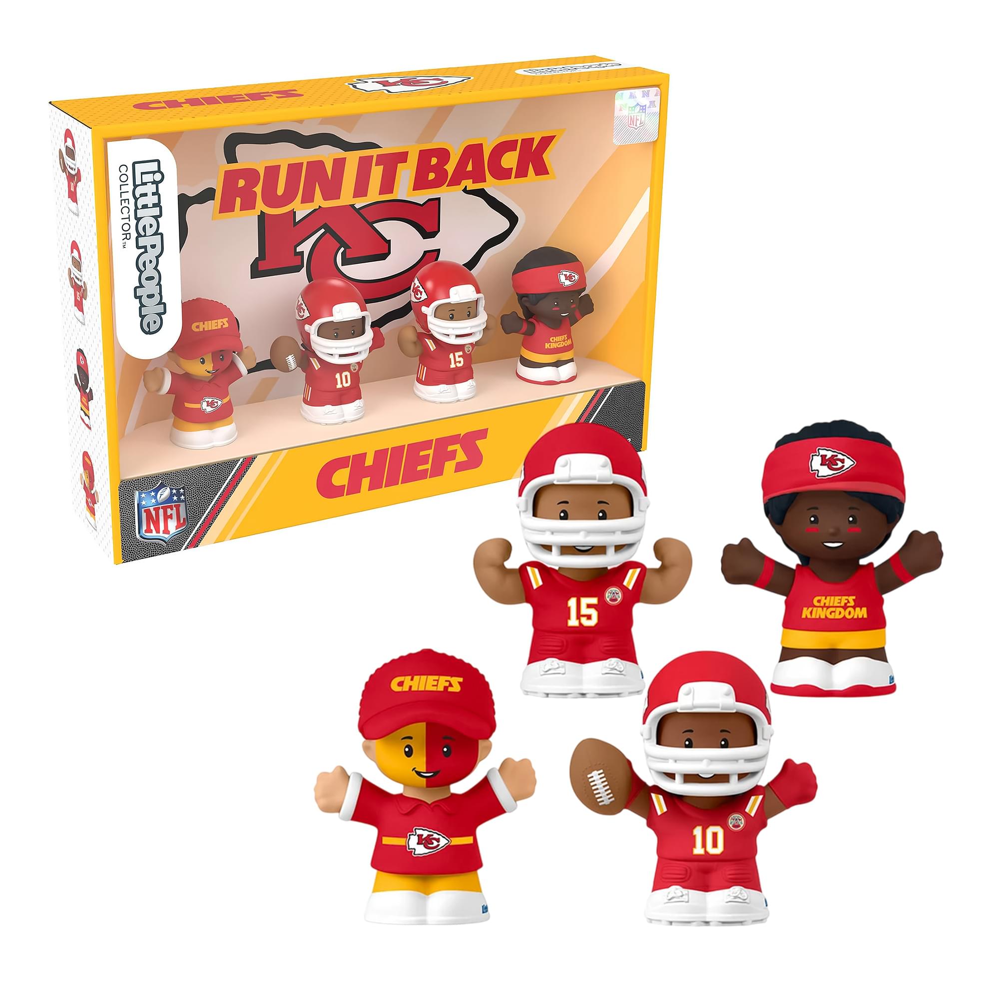 Kansas City Chiefs NFL Little People Collector Set | Alternate Jersey