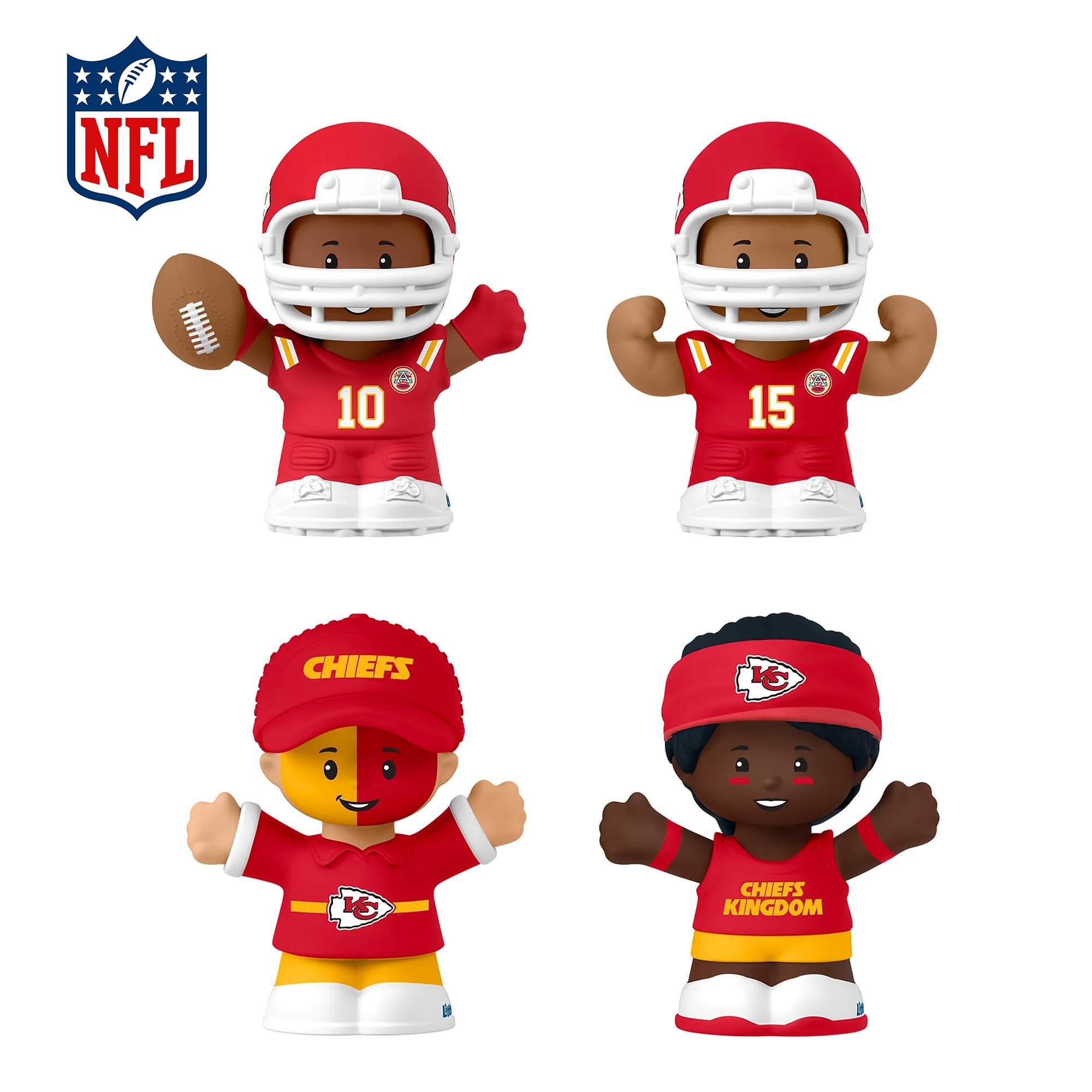 Kansas City Chiefs NFL Little People Collector Set | Alternate Jersey