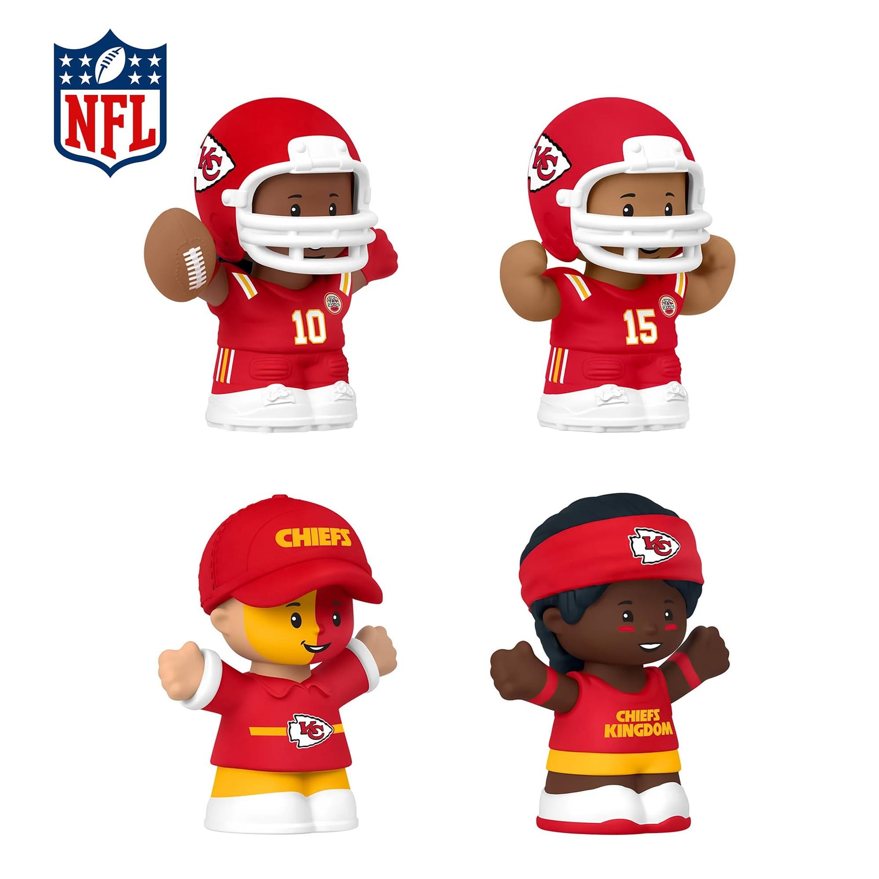 Kansas City Chiefs NFL Little People Collector Set | Alternate Jersey