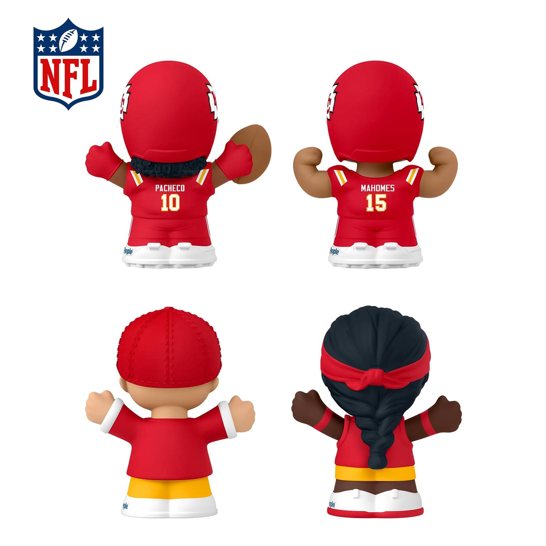 Kansas City Chiefs NFL Little People Collector Set | Alternate Jersey