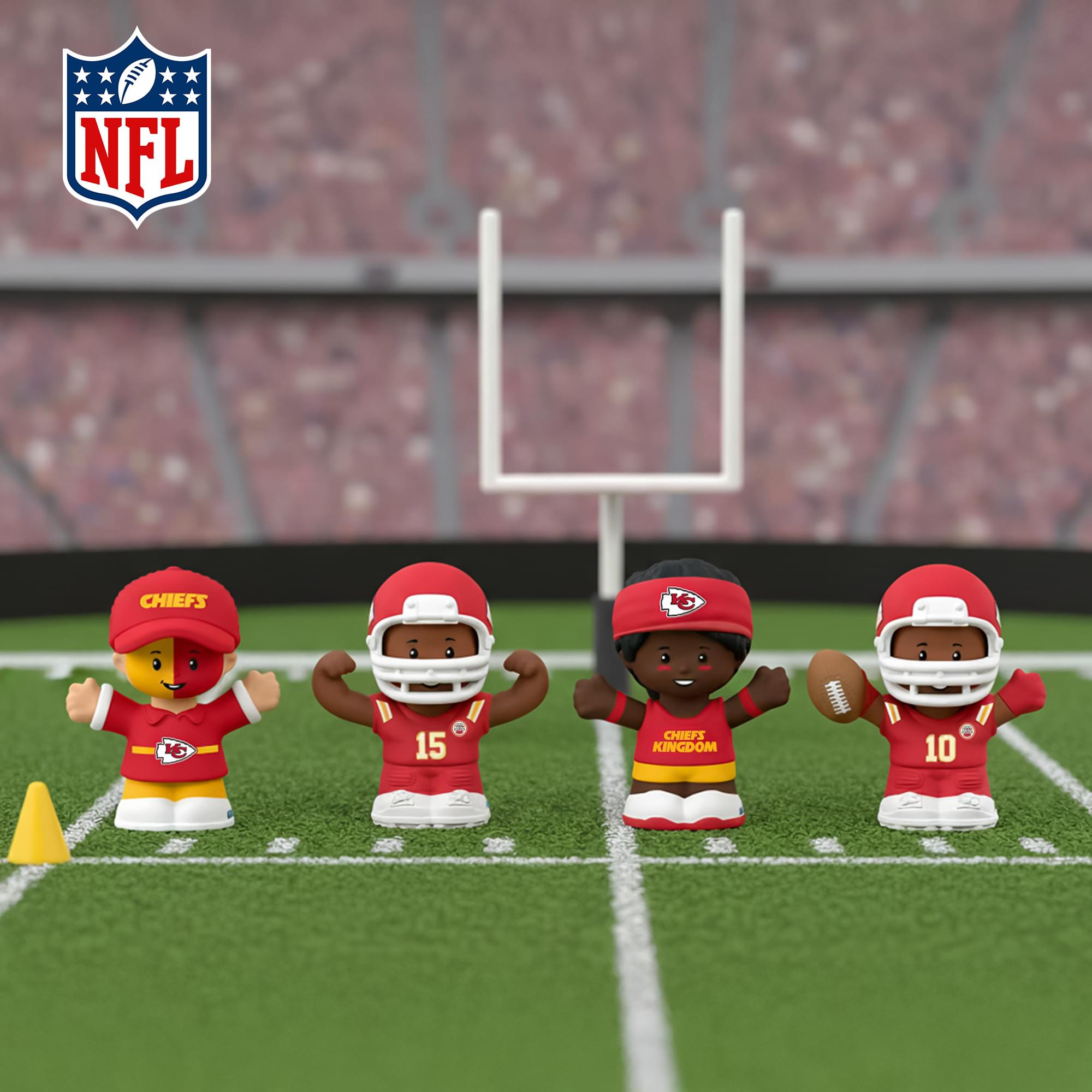 Kansas City Chiefs NFL Little People Collector Set | Alternate Jersey
