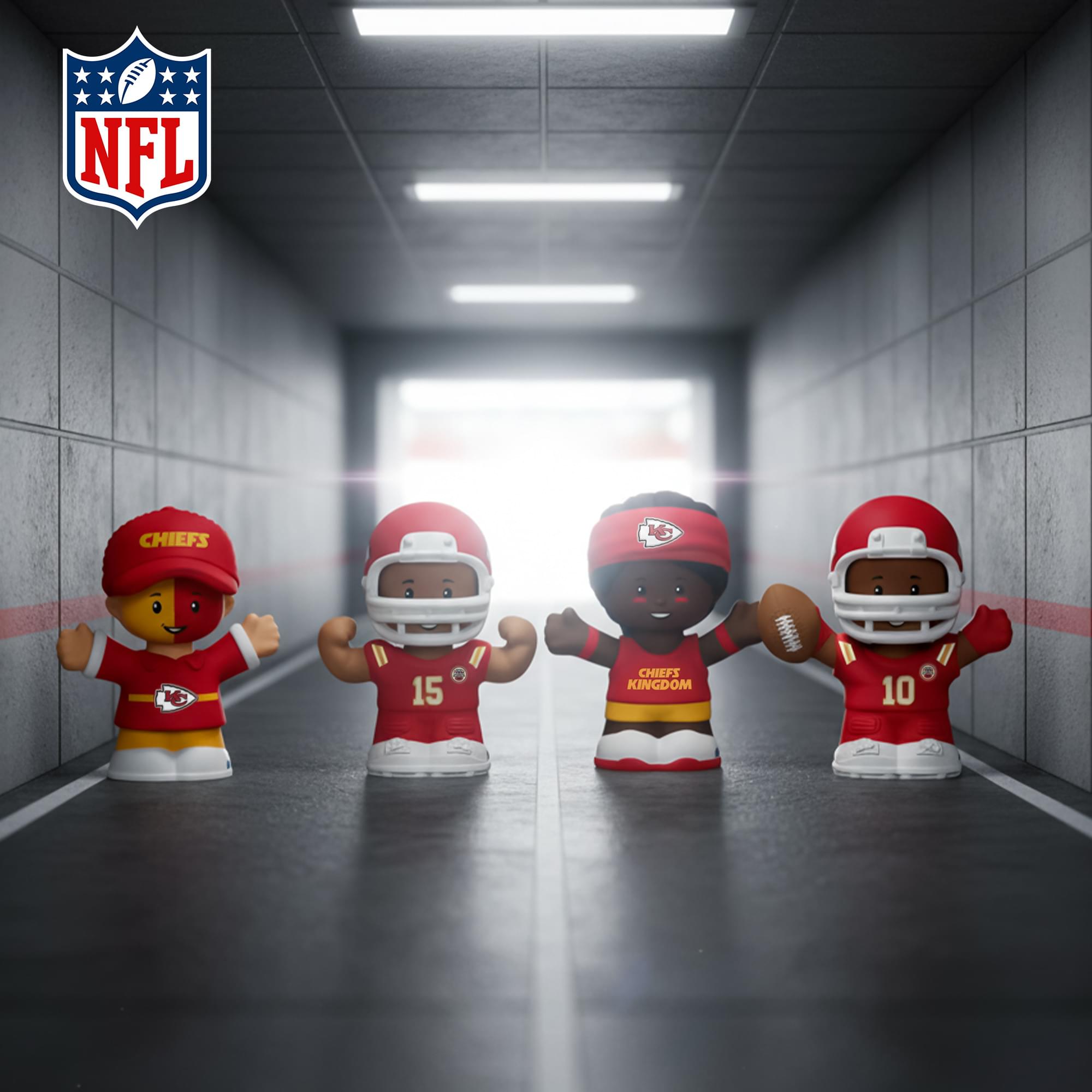 Kansas City Chiefs NFL Little People Collector Set | Alternate Jersey