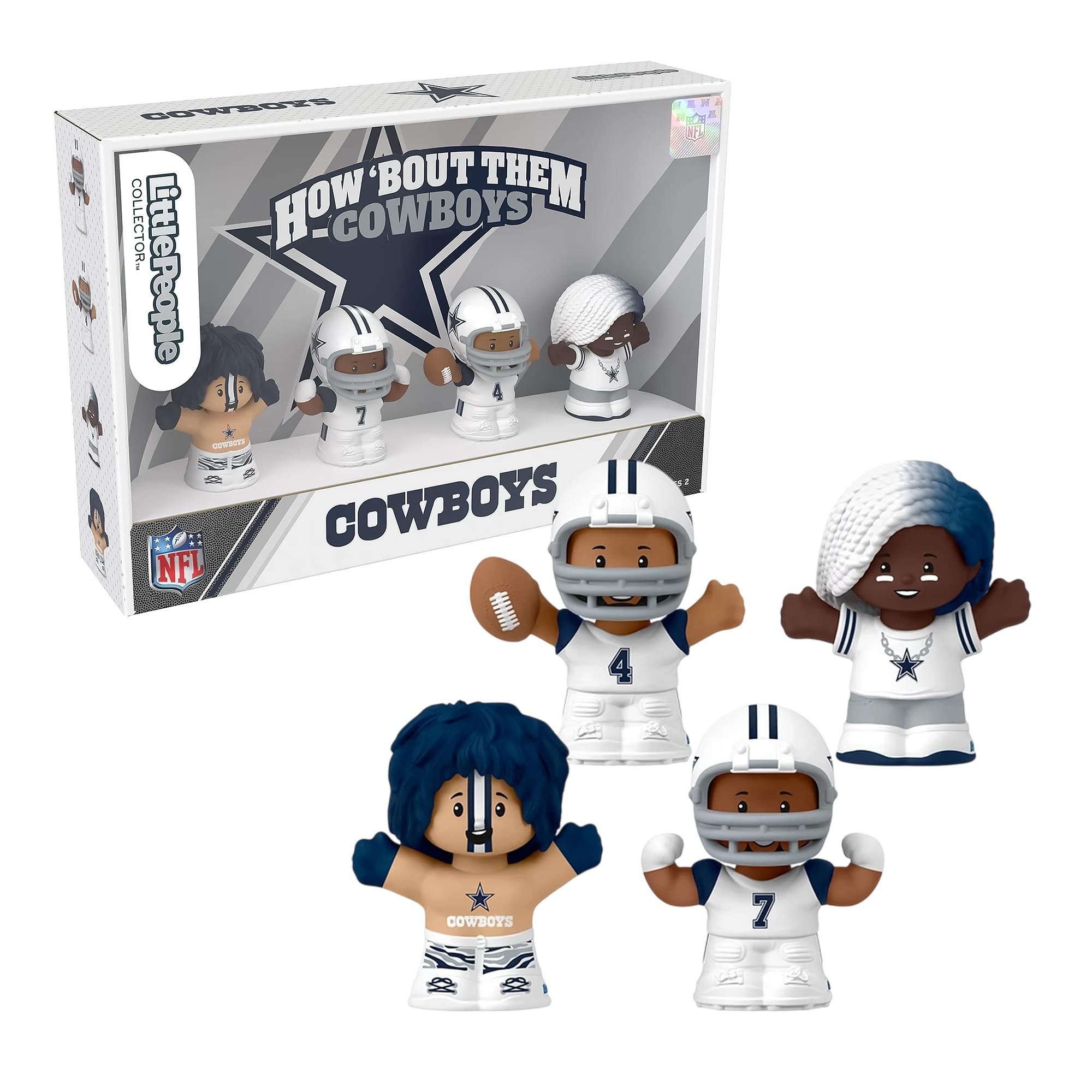 Dallas Cowboys NFL Little People Collector Set | Alternate Jersey