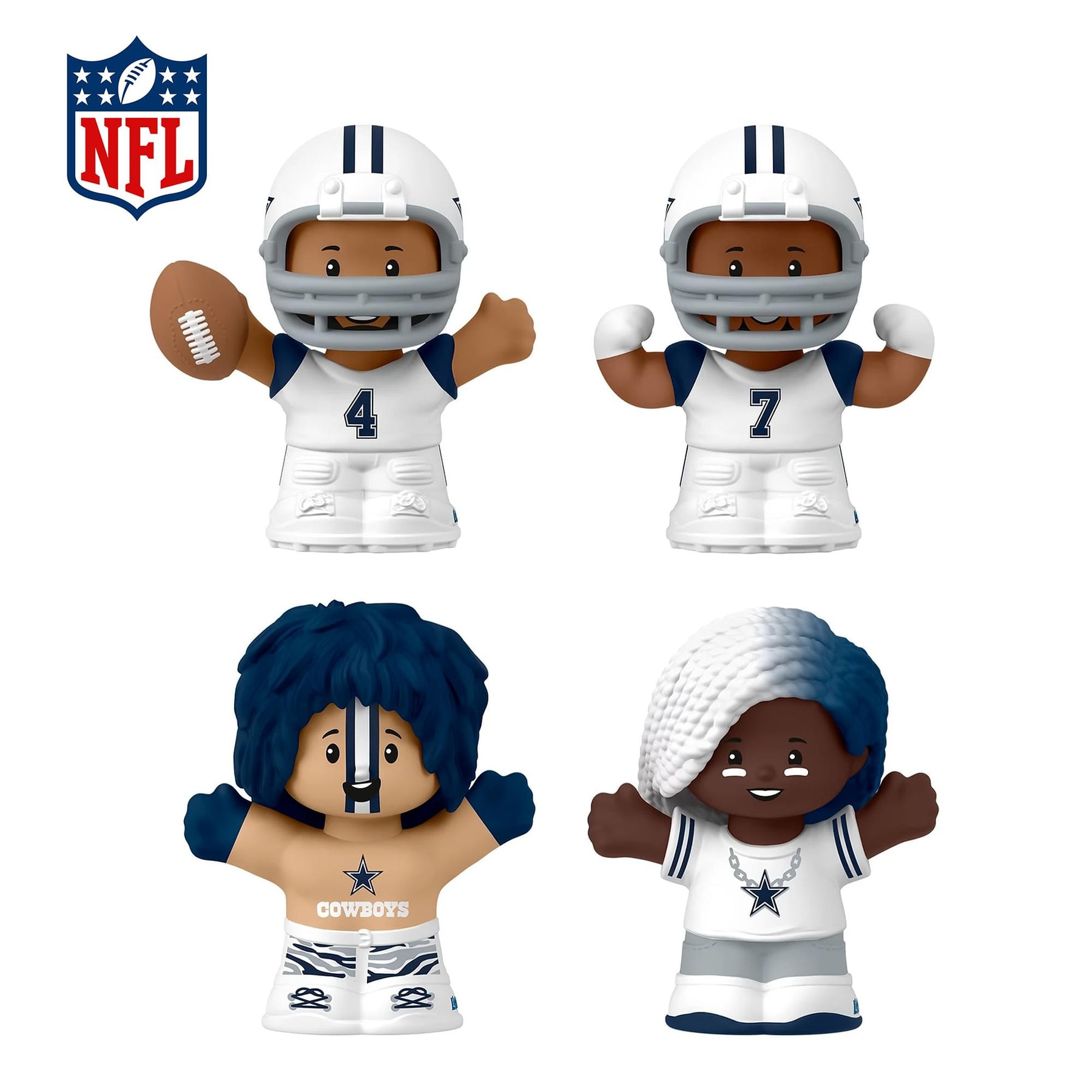 Dallas Cowboys NFL Little People Collector Set | Alternate Jersey
