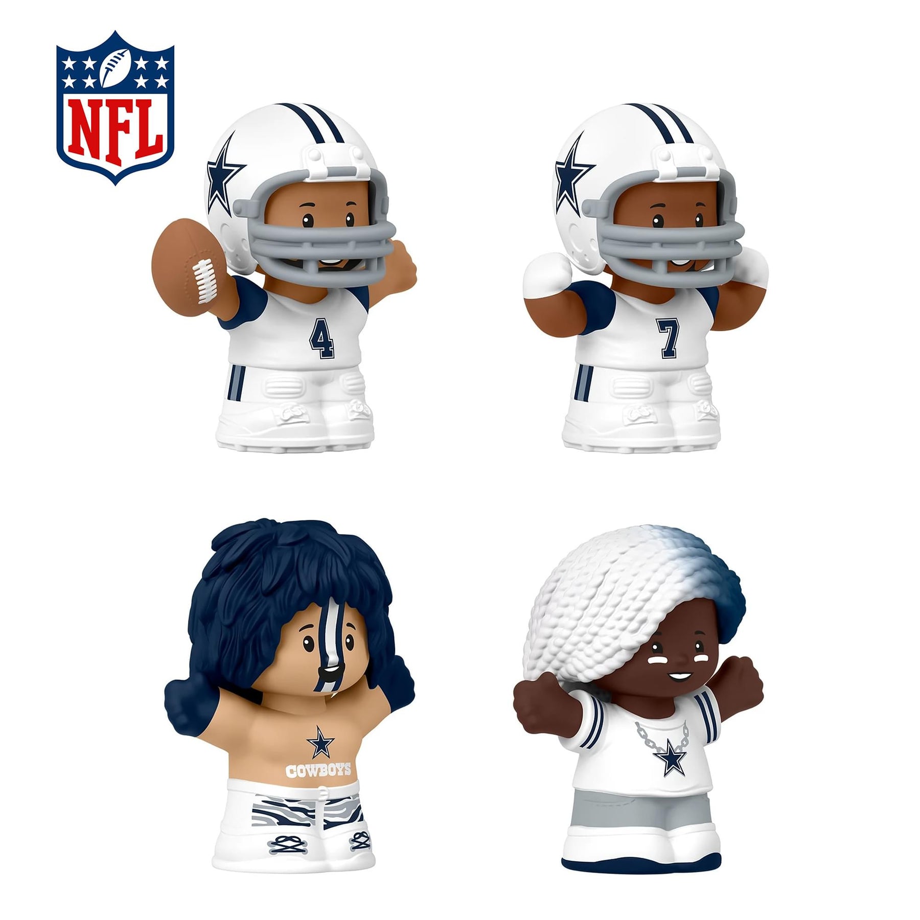 Dallas Cowboys NFL Little People Collector Set | Alternate Jersey