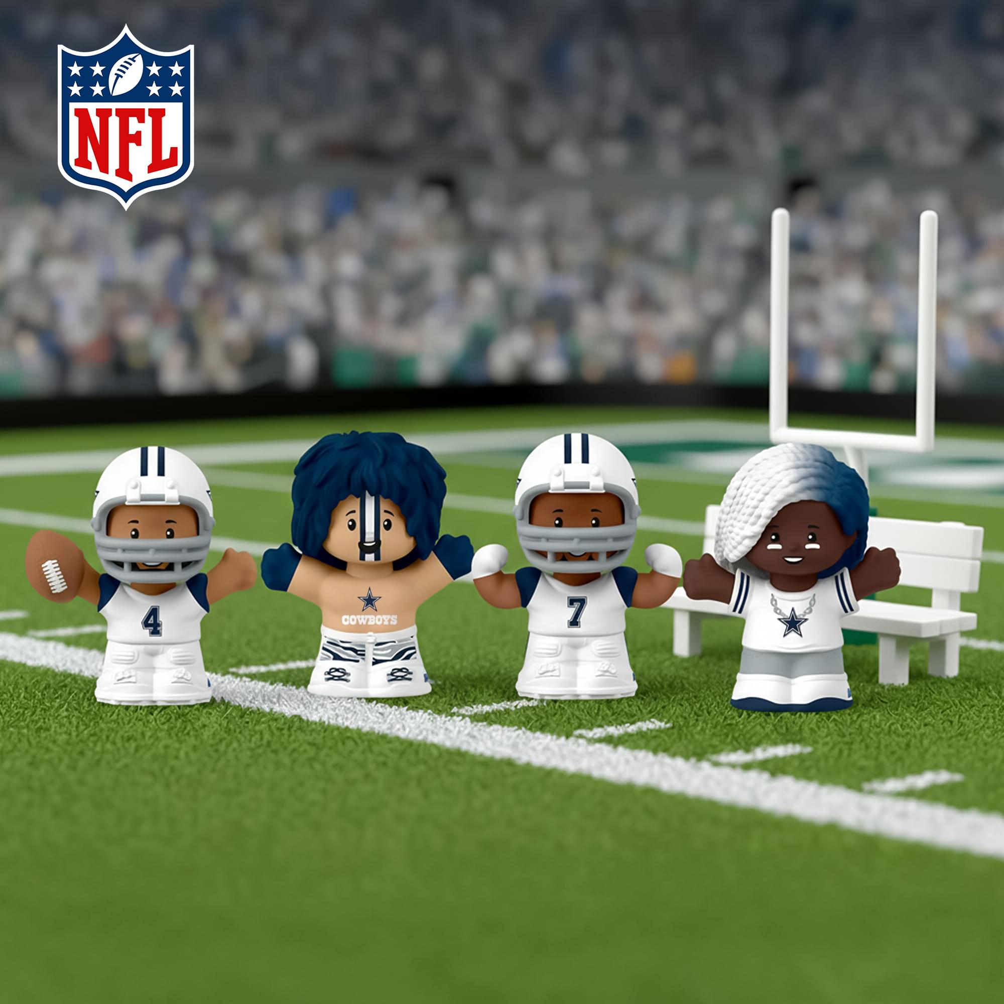 Dallas Cowboys NFL Little People Collector Set | Alternate Jersey