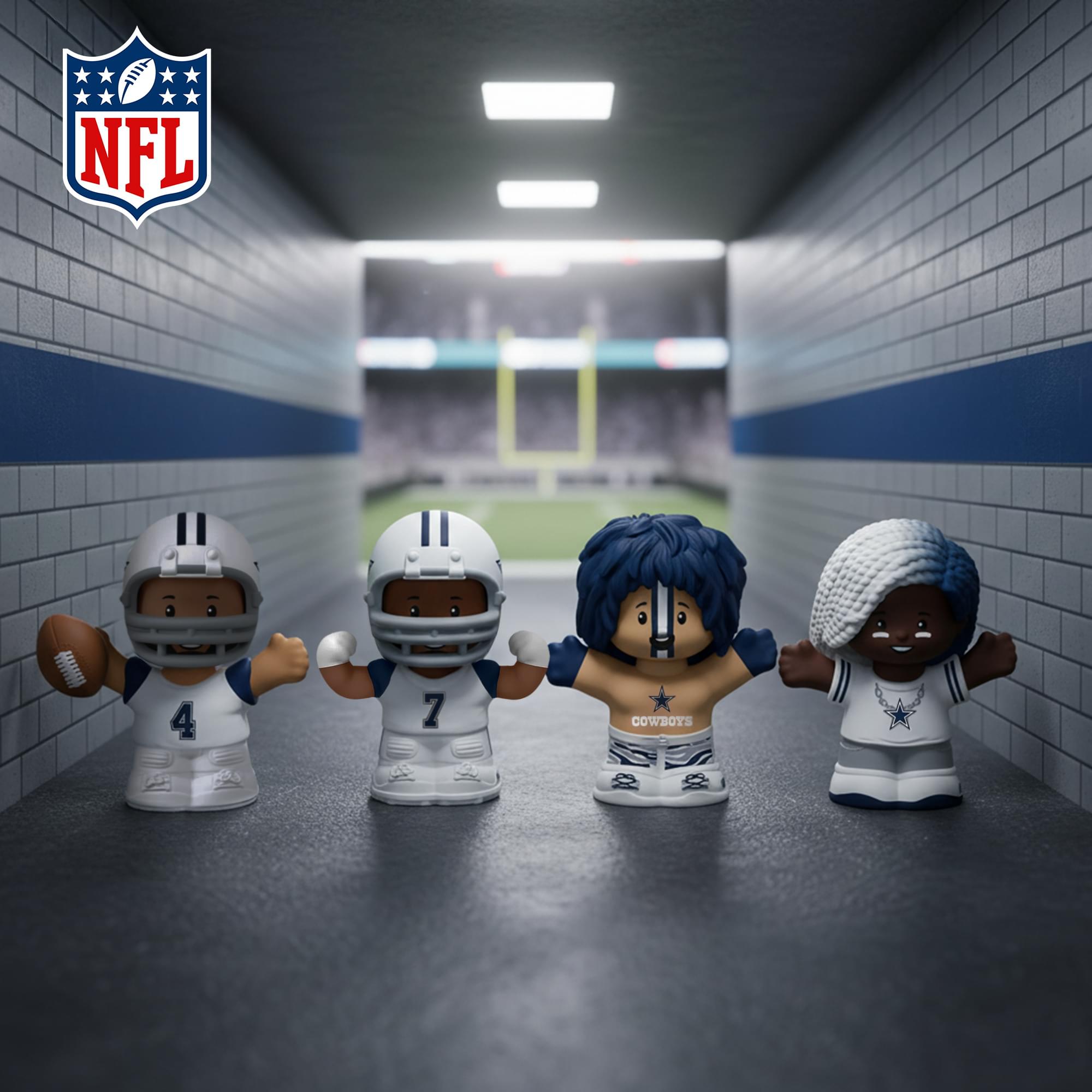 Dallas Cowboys NFL Little People Collector Set | Alternate Jersey