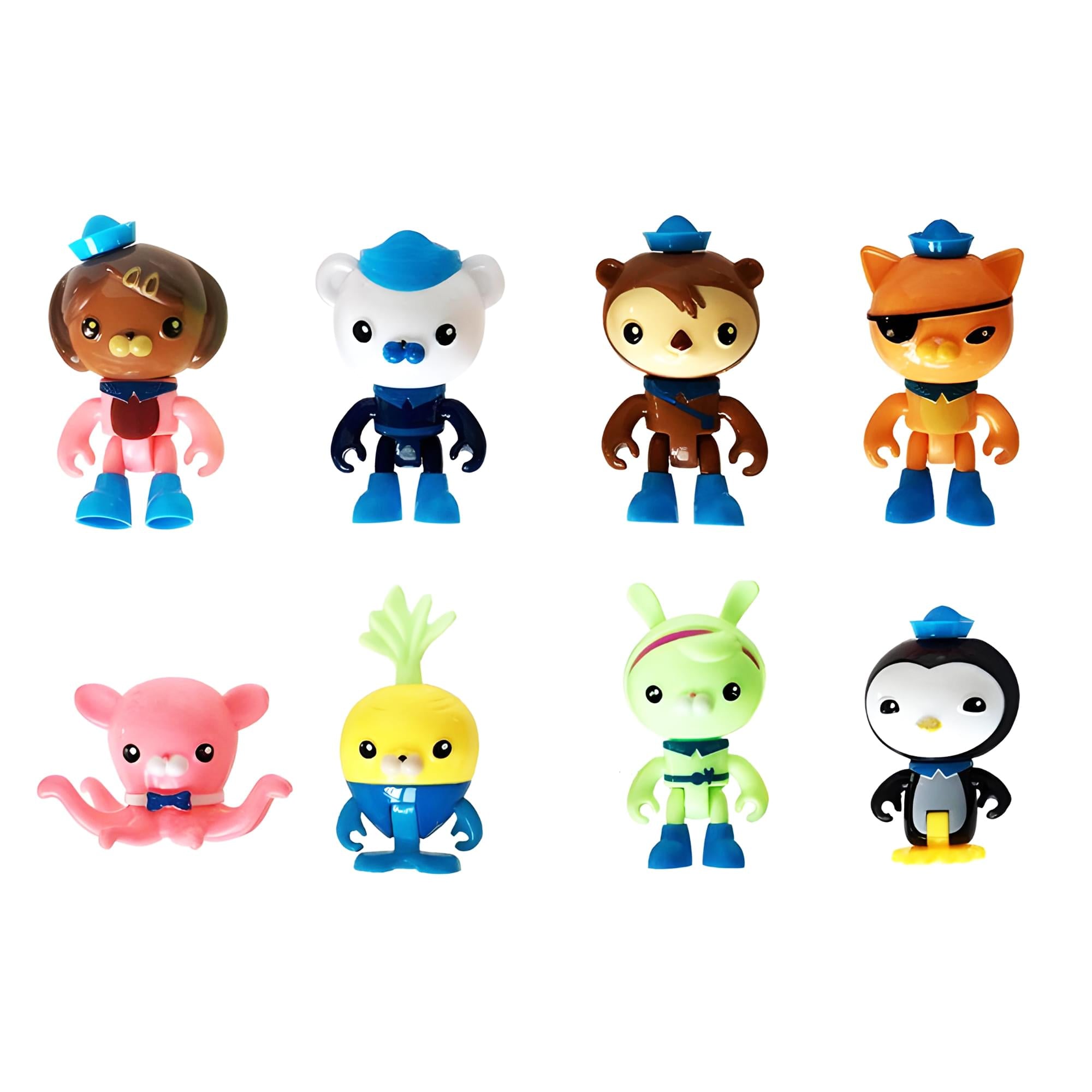 Octonauts Octo-Crew 3 Inch Mini Figure Set | 8 Figures