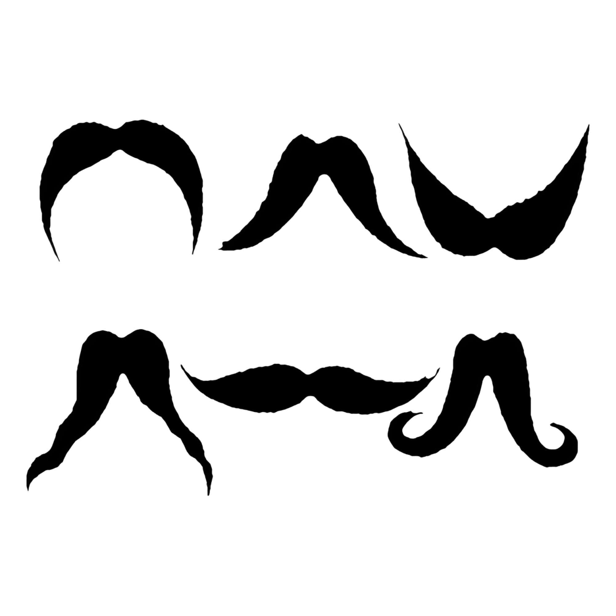 Shape It 6 Ways Black Moustache Costume Accessory