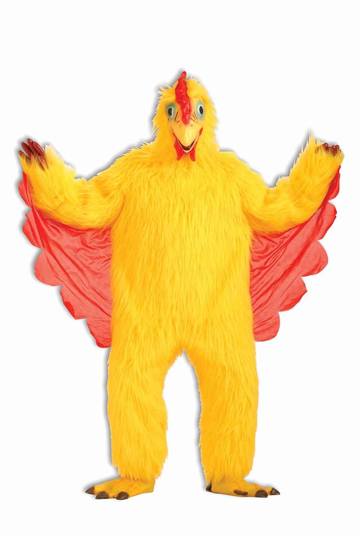 Plush Chicken Costume Adult Standard