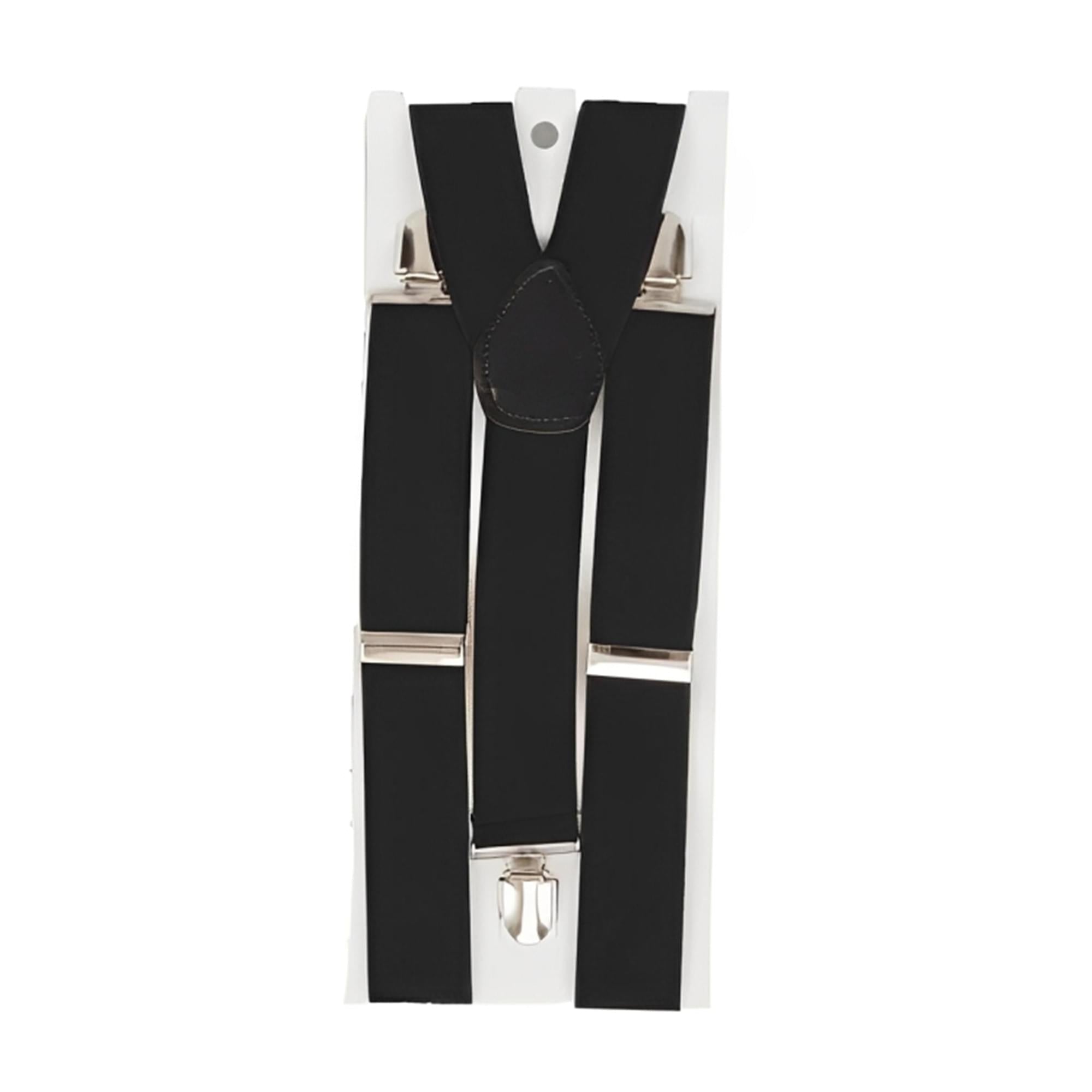 Black Costume Suspenders - One Size