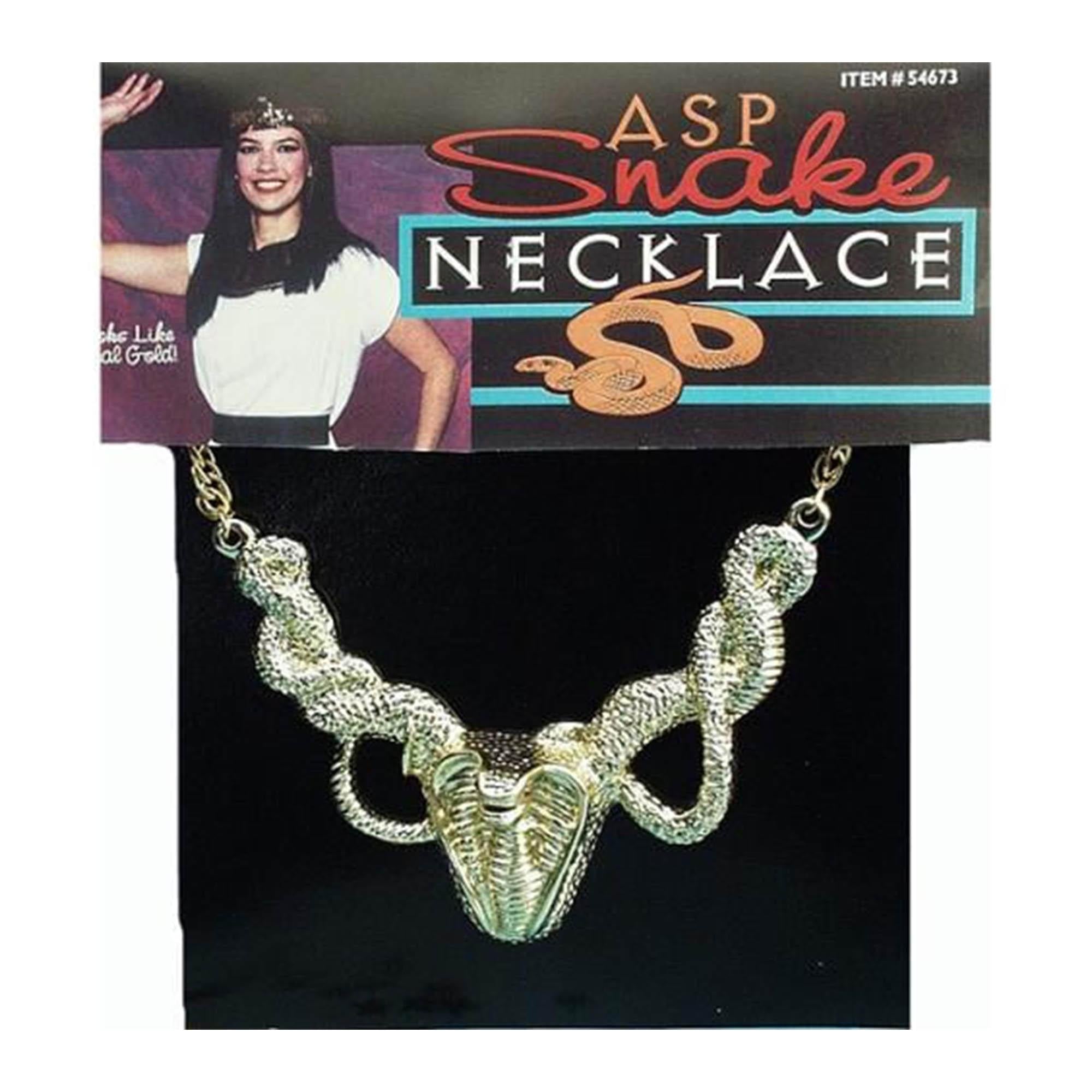 Plastic Snake Costume Necklace