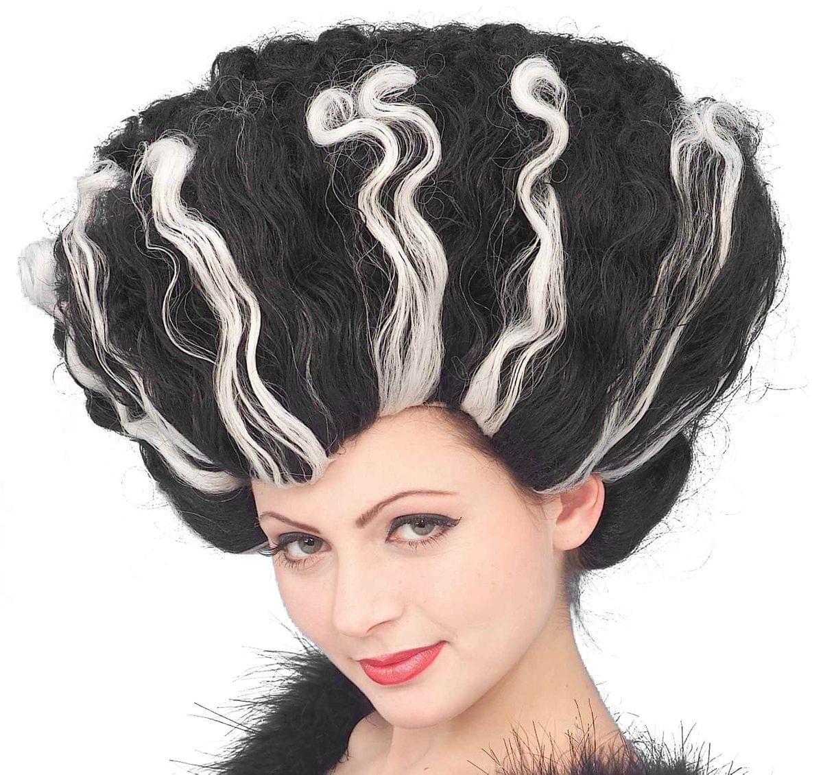 Deluxe Monster Bride Costume Wig Adult Women