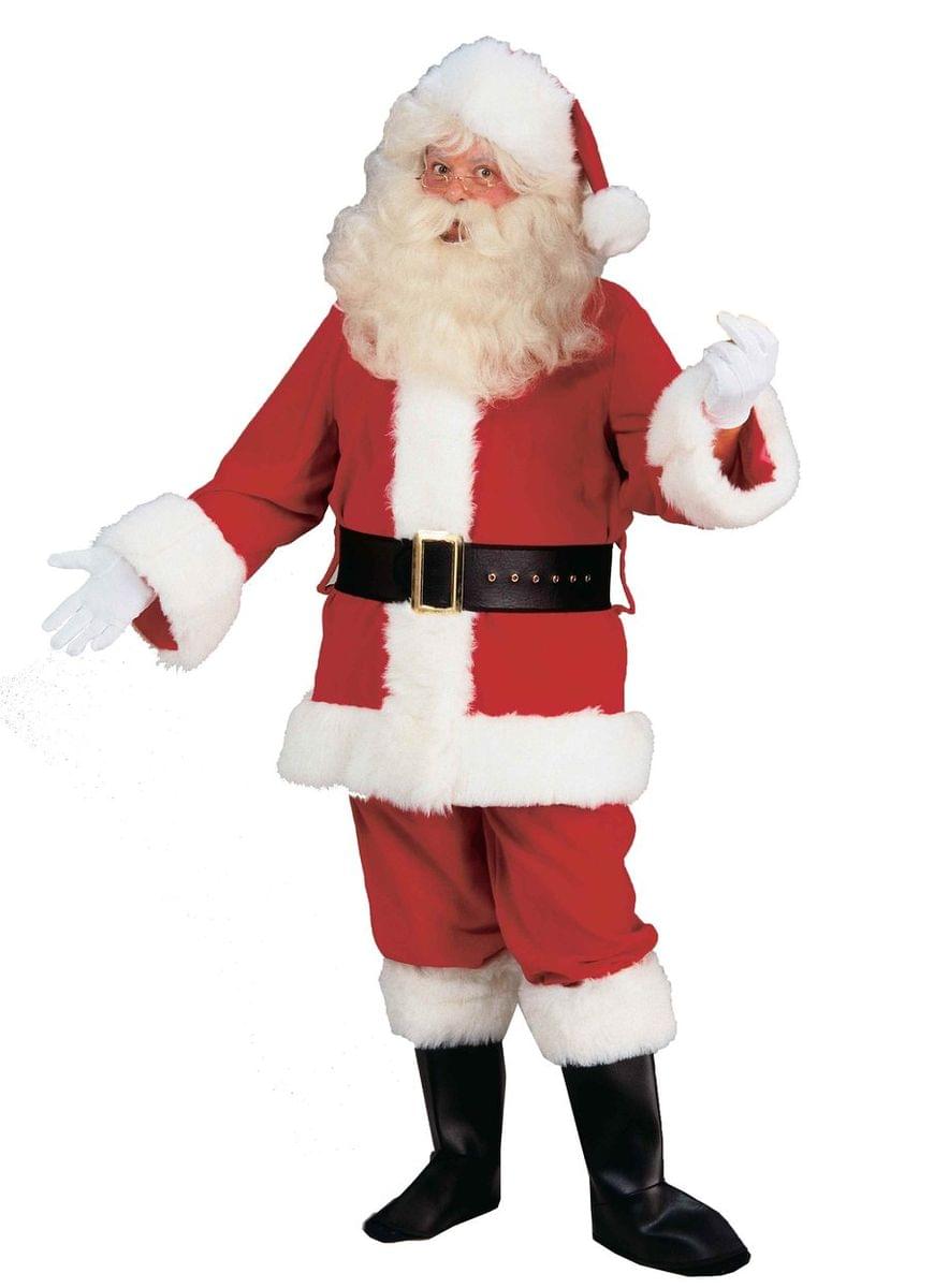 Deluxe Velvet Santa Suit Costume Adult Men