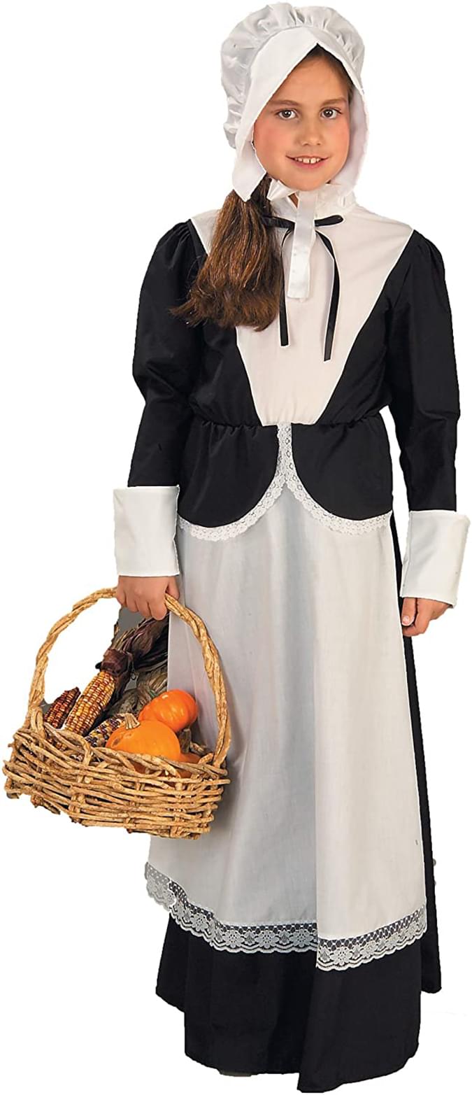 Thanksgiving Pilgrim Girl Costume Child