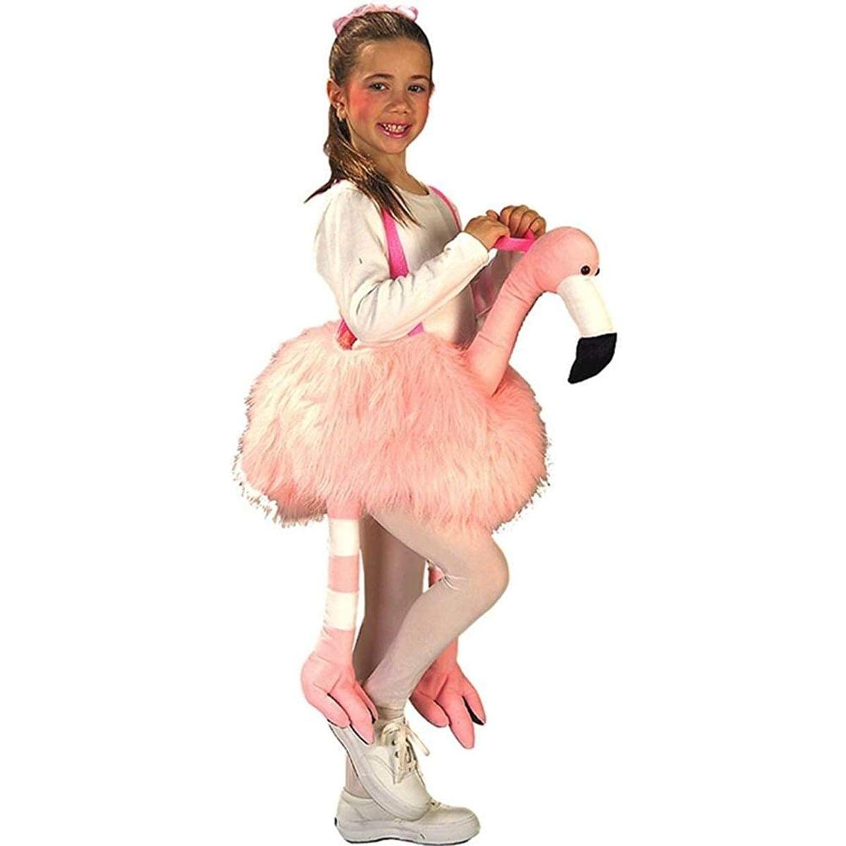 Ride A Flamingo Pink Costume Child