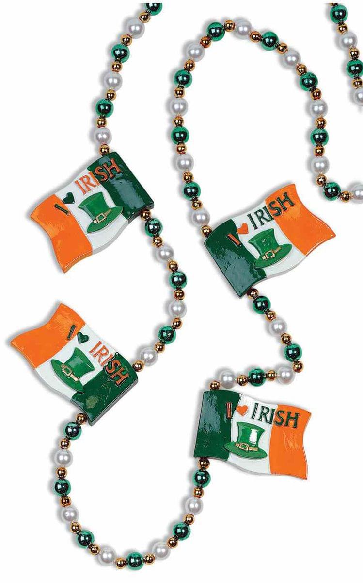 St. Patrick's Irish Flag Costume Jewelry Beads